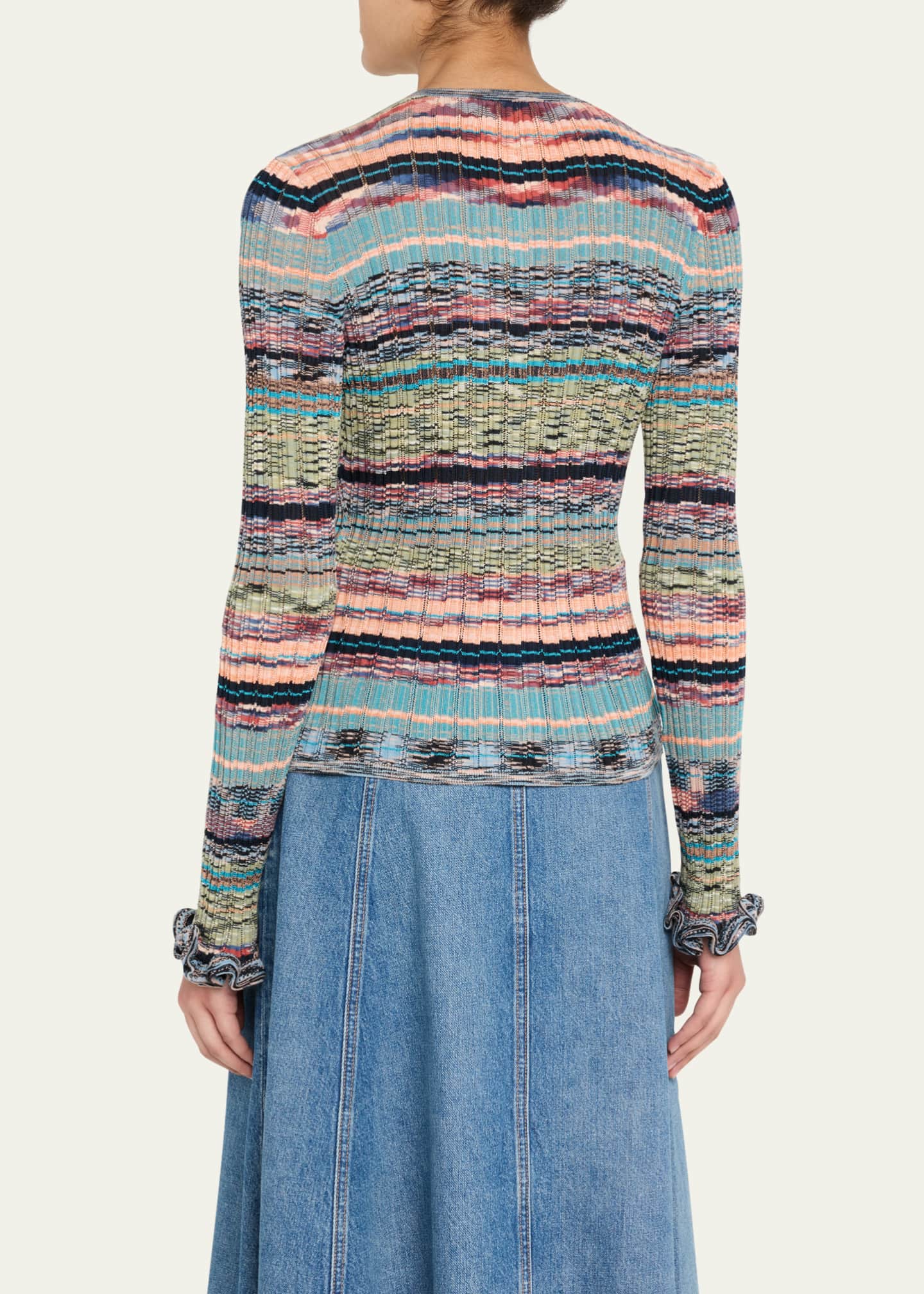 Ulla Johnson Lex Rib-Knit Cardigan Image 3 of 5