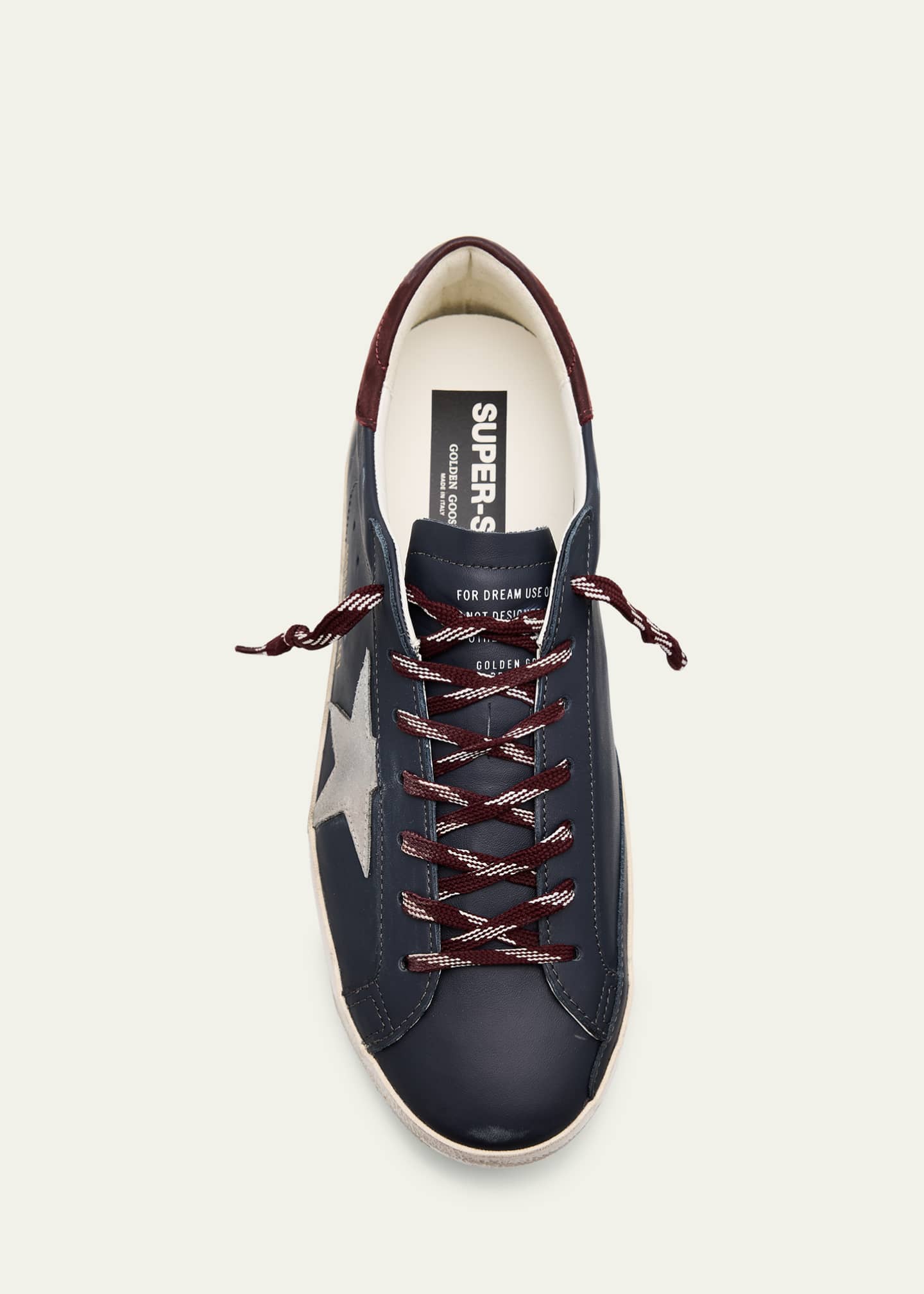 Golden Goose Men's Superstar Leather Low-Top Sneakers Image 4 of 4