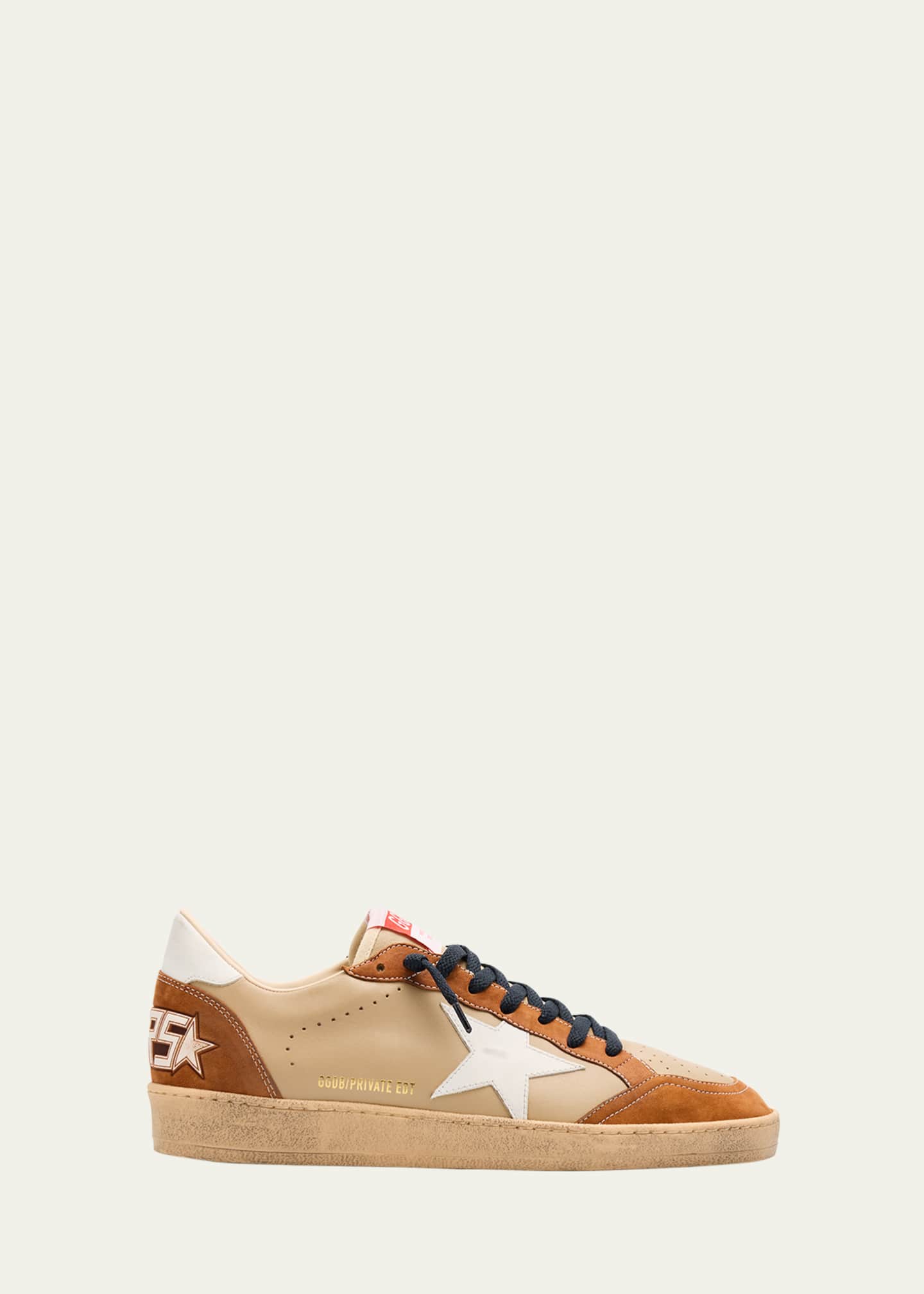 Golden Goose Men's Ballstar Low-Top Nubuck Leather Sneakers - Exclusive Image 1 of 5