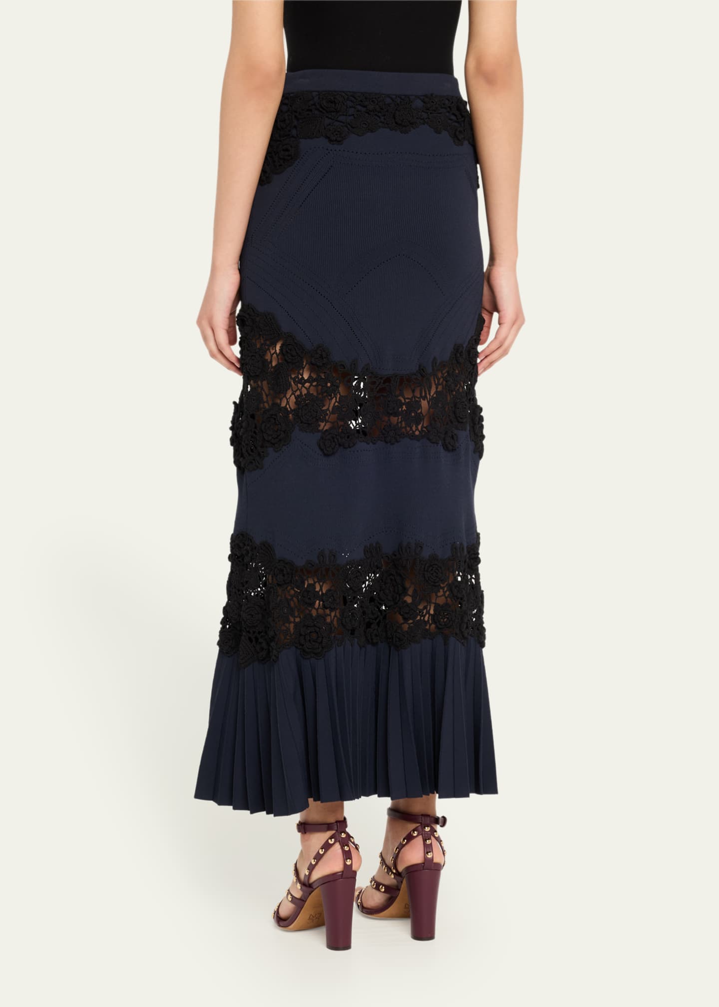 Ulla Johnson Madeline Crochet Knit Maxi Skirt Image 3 of 5
