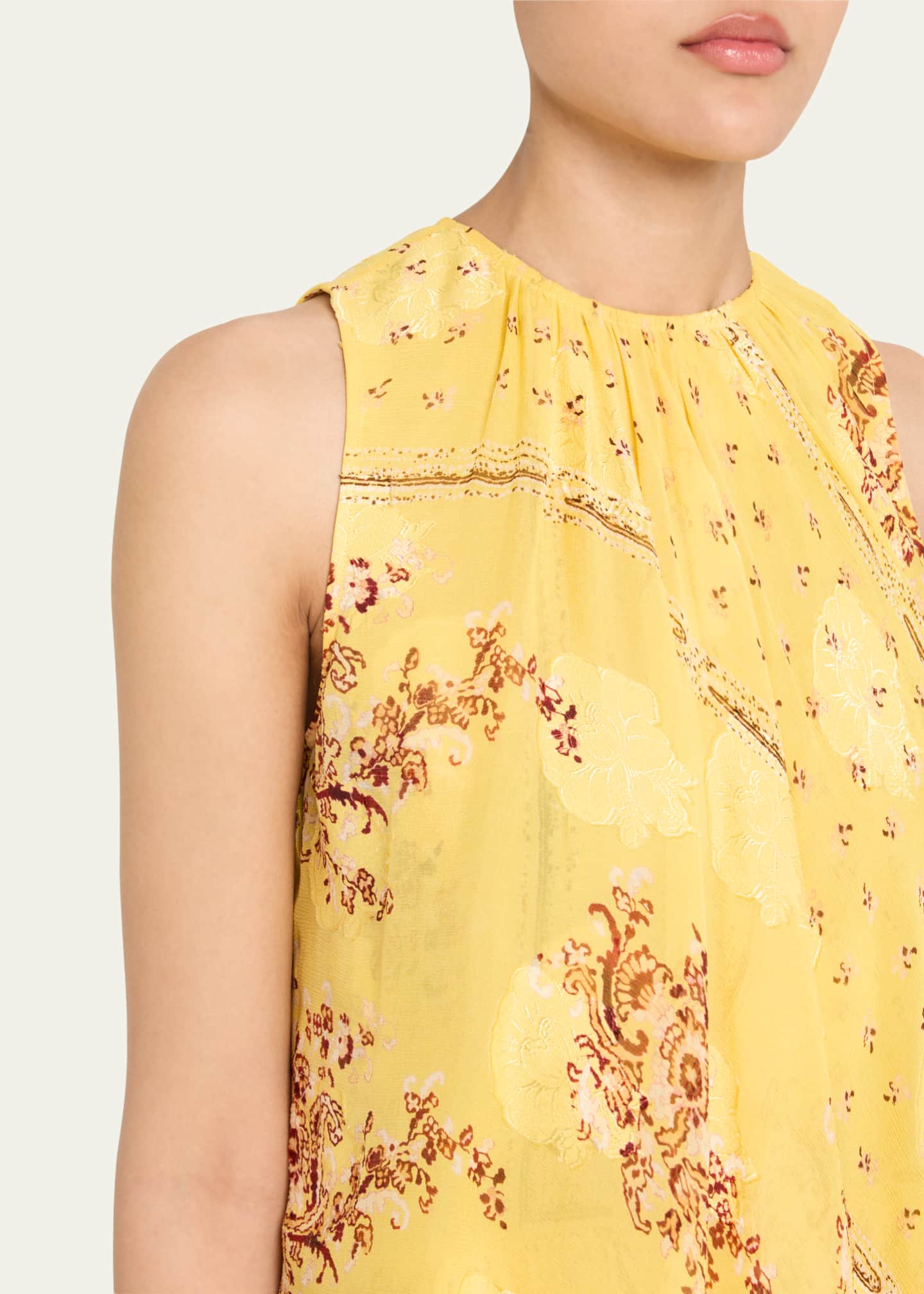 Caprice Asymmetric Layered Silk Dress