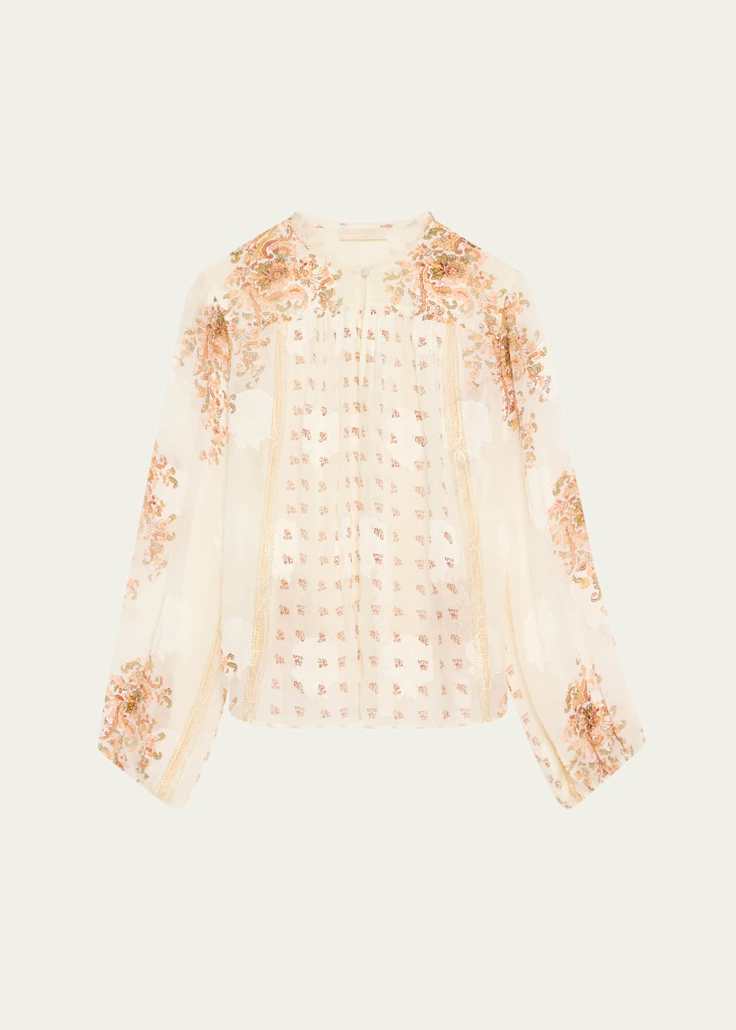 Ulla Johnson Aster Long-Sleeve Blouse Image 1 of 5