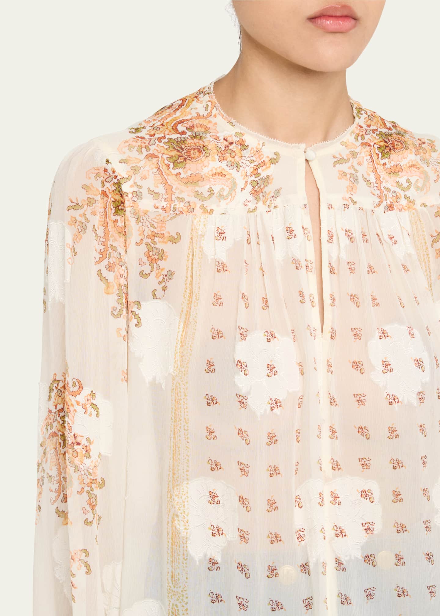 Ulla Johnson Aster Long-Sleeve Blouse Image 5 of 5