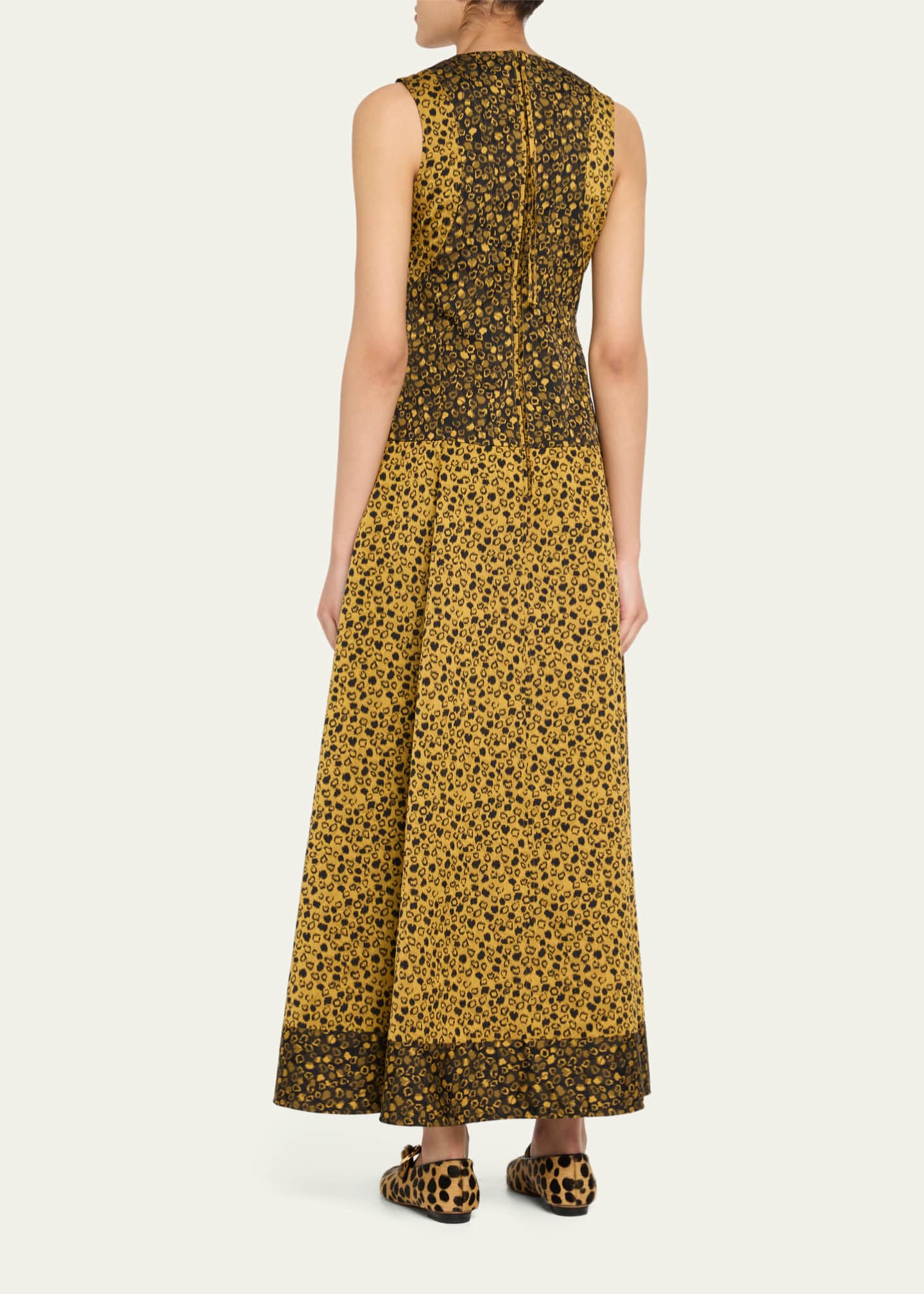 Ulla Johnson Isadora Printed Drop-Waist Dress Image 3 of 5