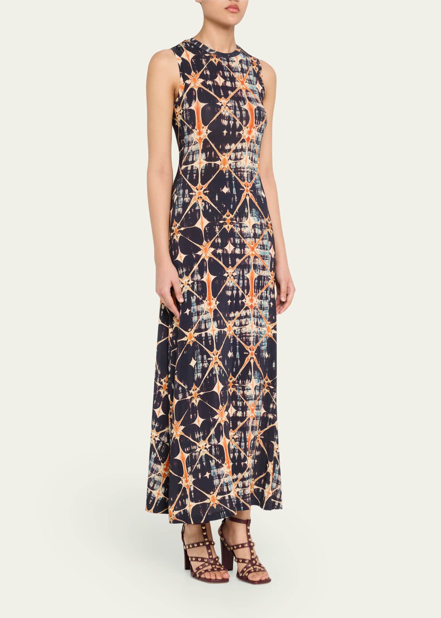 Ulla Johnson Orla Sleeveless Midi Dress Image 4 of 5