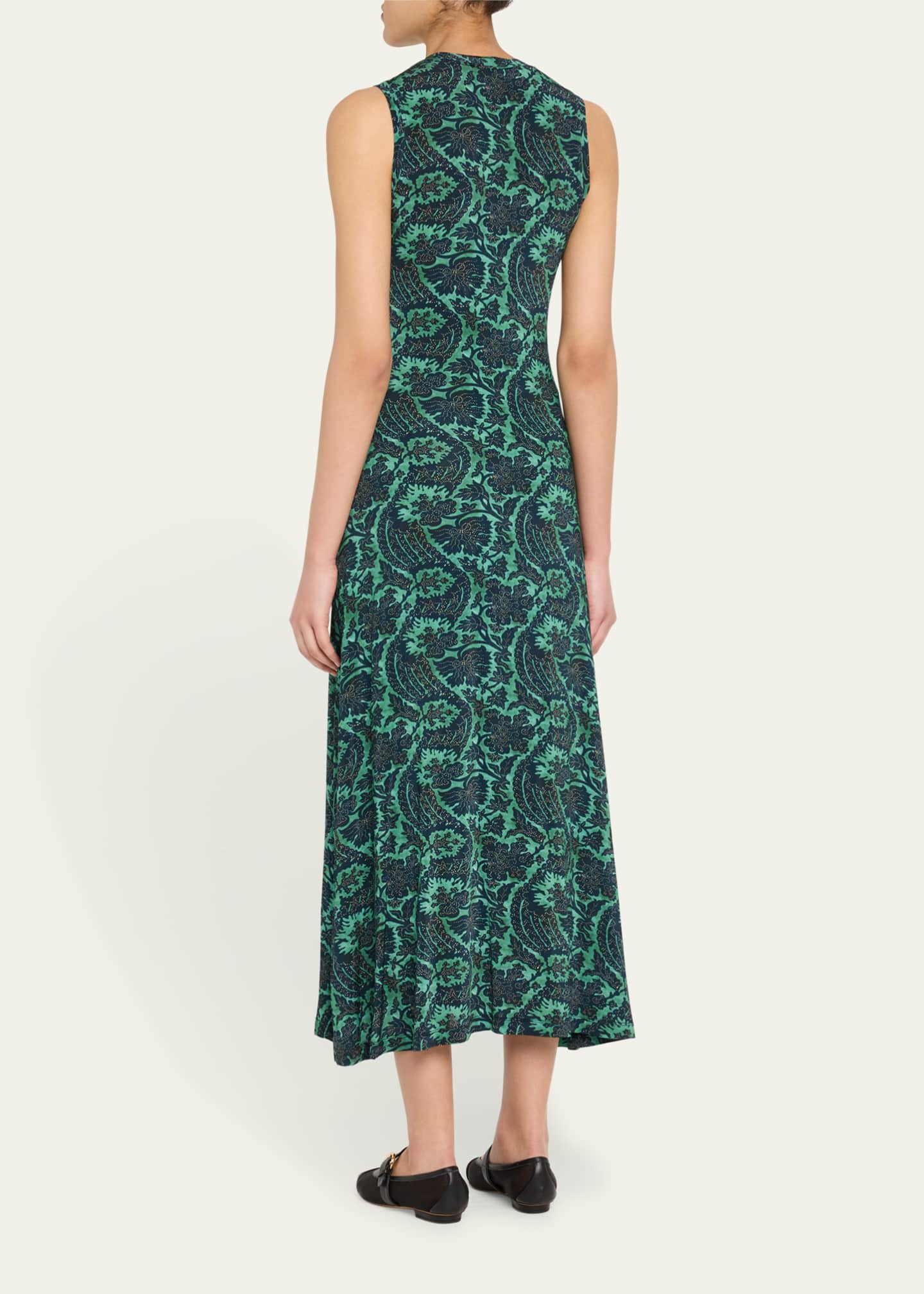 Ulla Johnson Orla Sleeveless Midi Dress Image 3 of 5