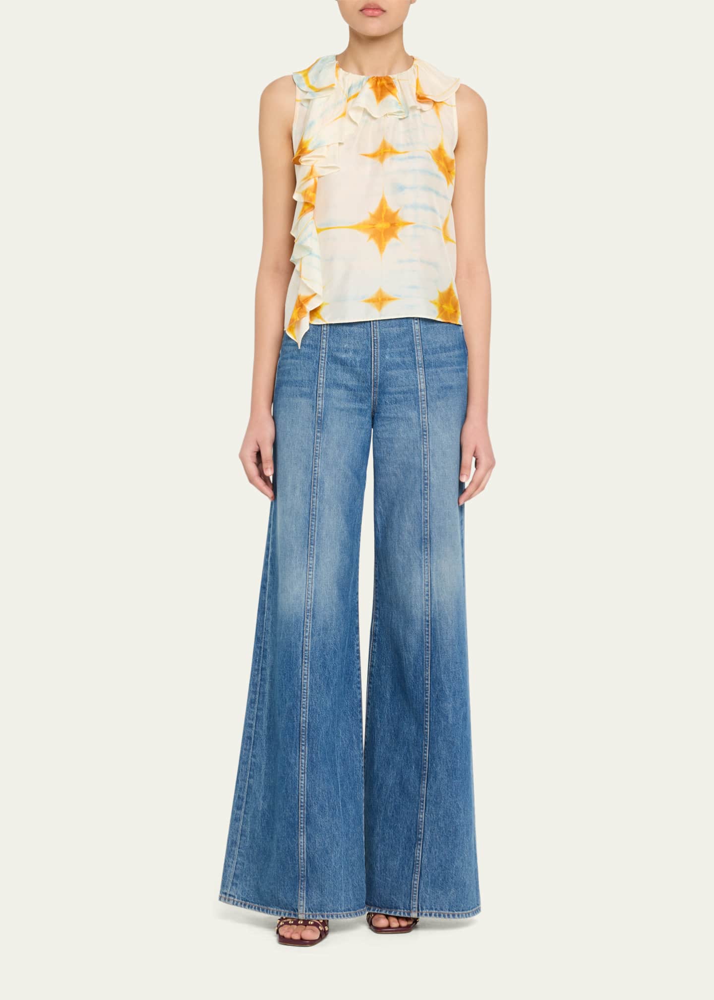 Ulla Johnson Nya Silk Sleeveless Top Image 2 of 5