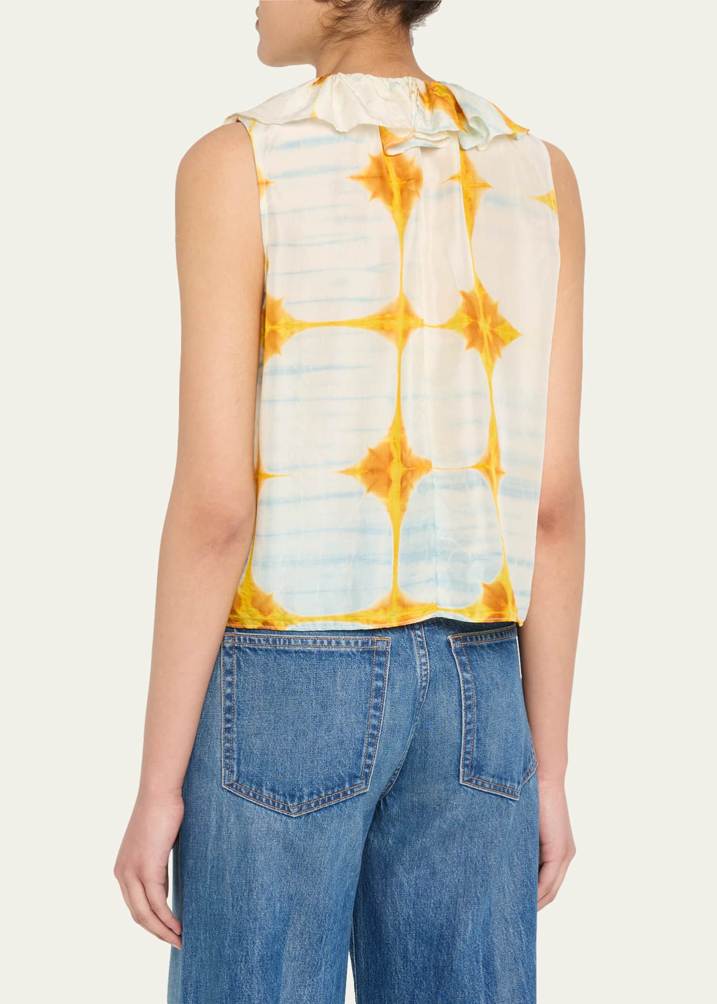 Ulla Johnson Nya Silk Sleeveless Top Image 3 of 5