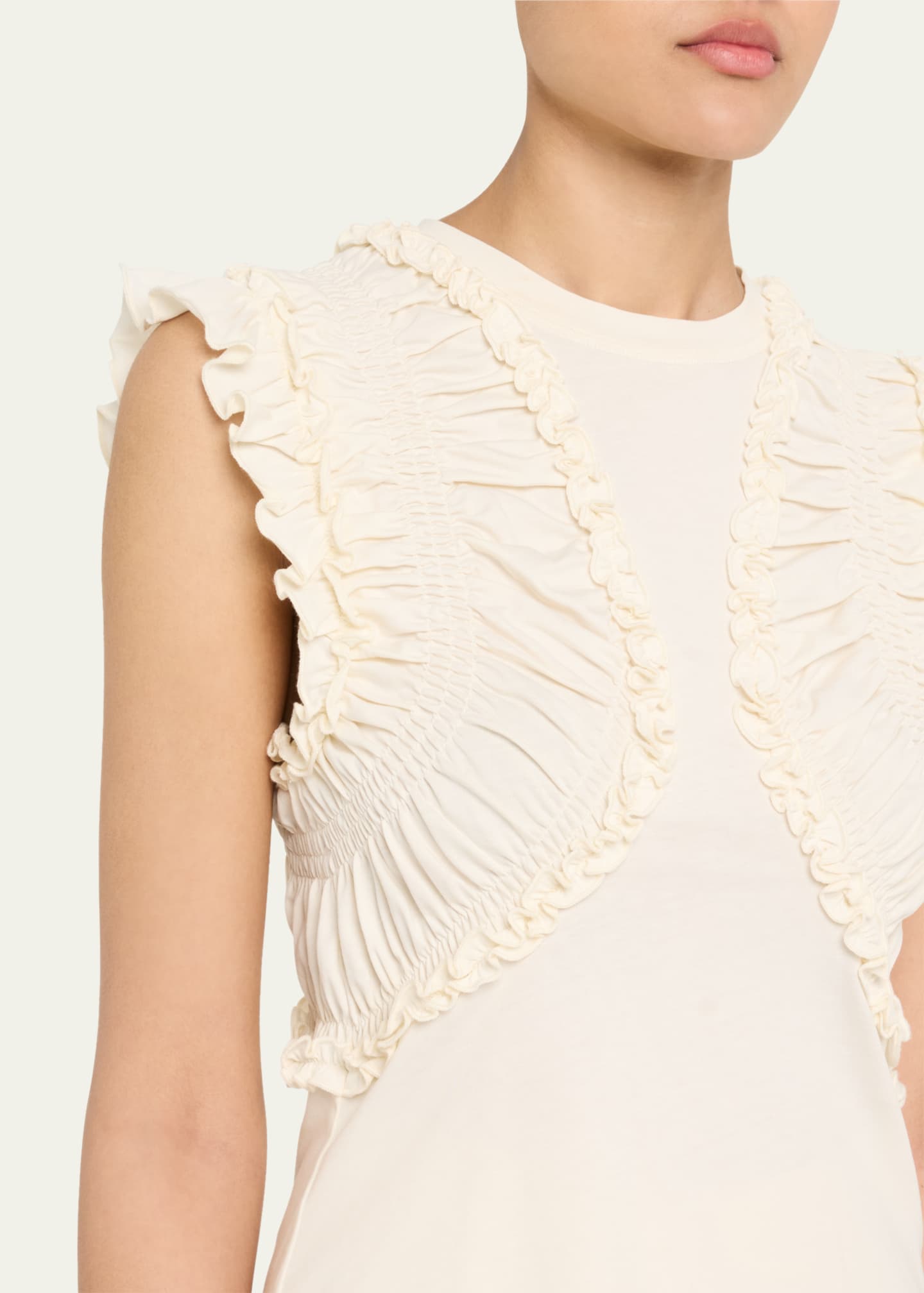 Ulla Johnson Val Sleeveless Ruffled Top Image 4 of 4