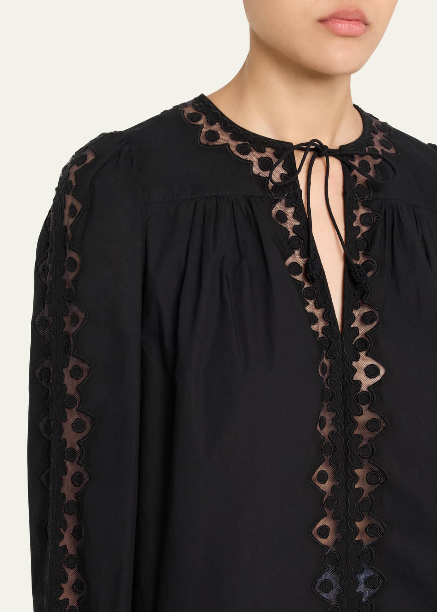 Ulla Johnson Kady Long-Sleeve Blouse Image 5 of 5