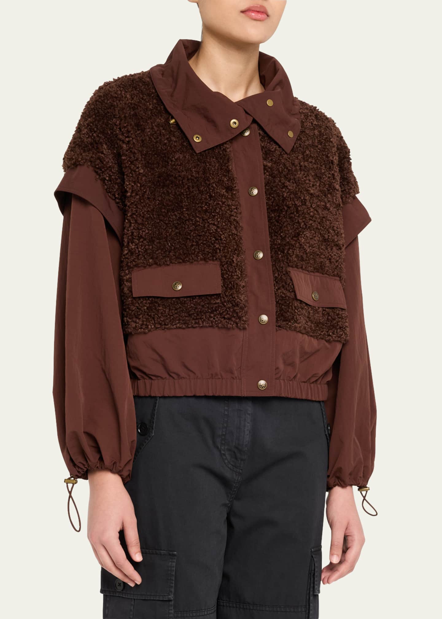 Ulla Johnson Aidan Teddy Fleece Jacket Image 4 of 5