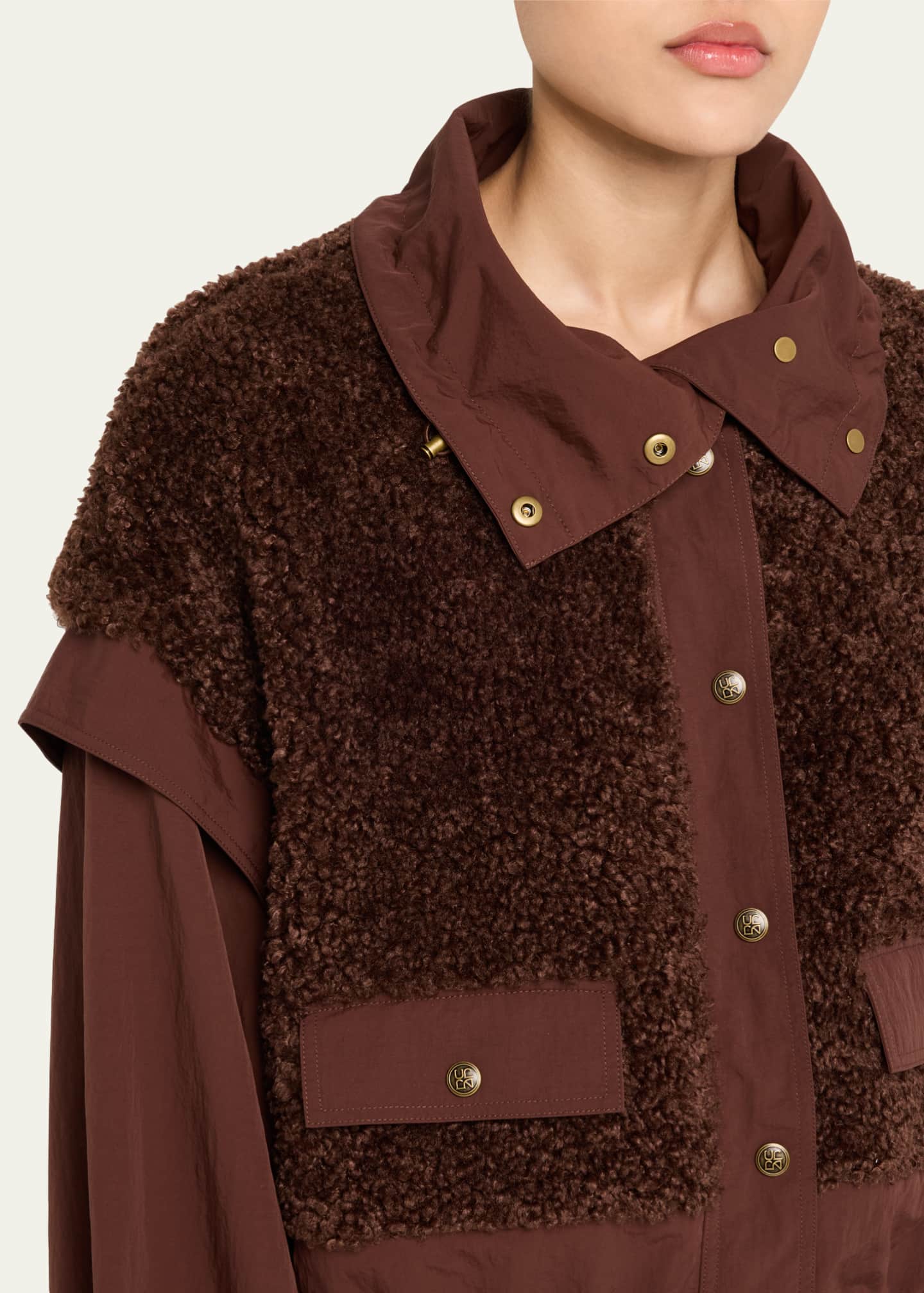 Ulla Johnson Aidan Teddy Fleece Jacket Image 5 of 5