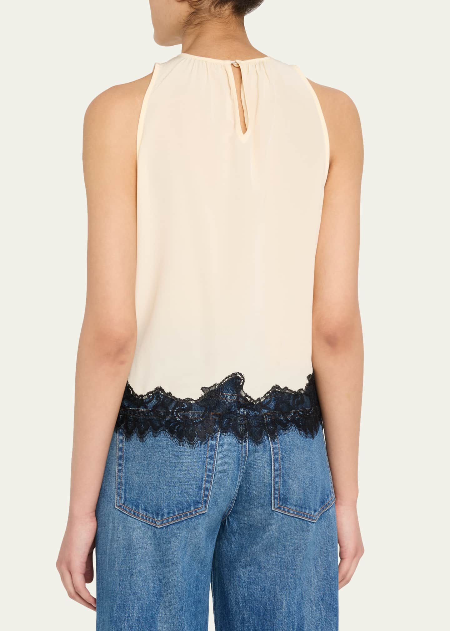 Ulla Johnson Sierra Halter Lace Top Image 3 of 5