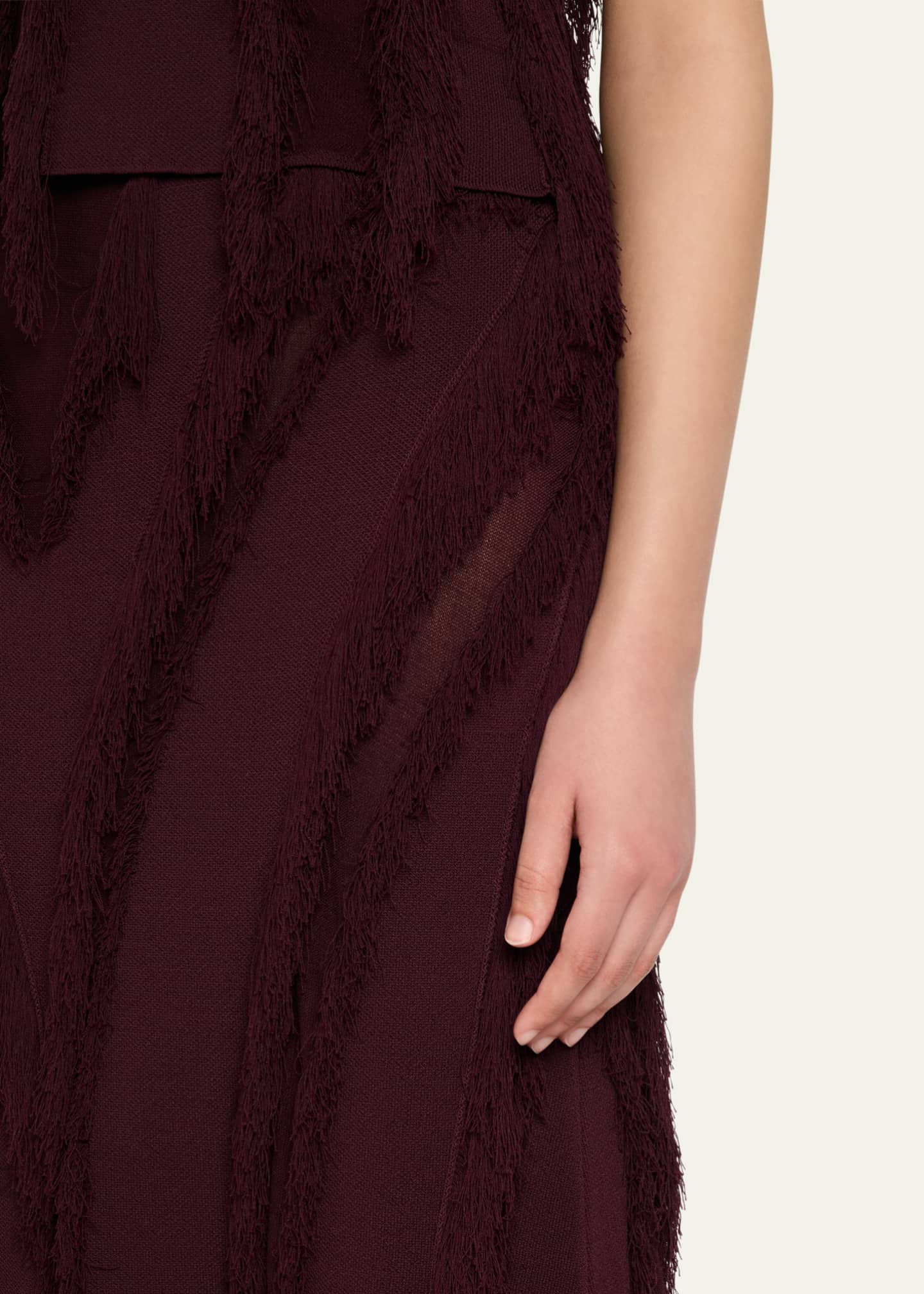 Ulla Johnson Astrid Macrame Fringe Knit Maxi Skirt Image 5 of 5