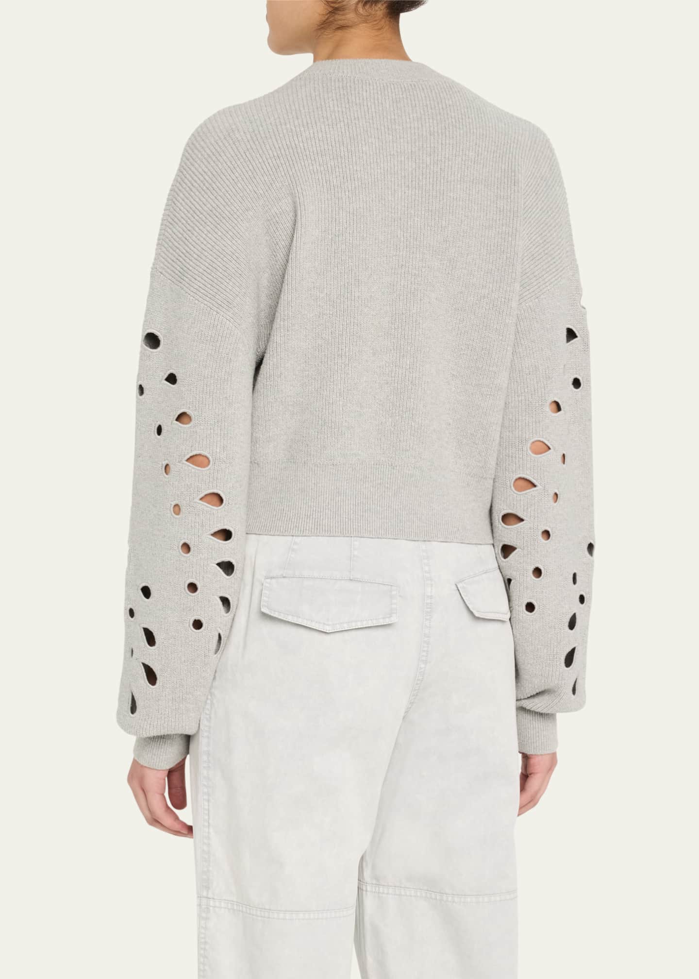 Ulla Johnson Vanessa Cutout Pullover Sweater Image 3 of 5