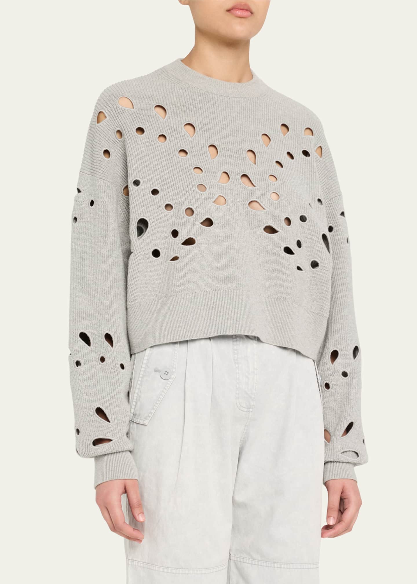 Ulla Johnson Vanessa Cutout Pullover Sweater Image 4 of 5