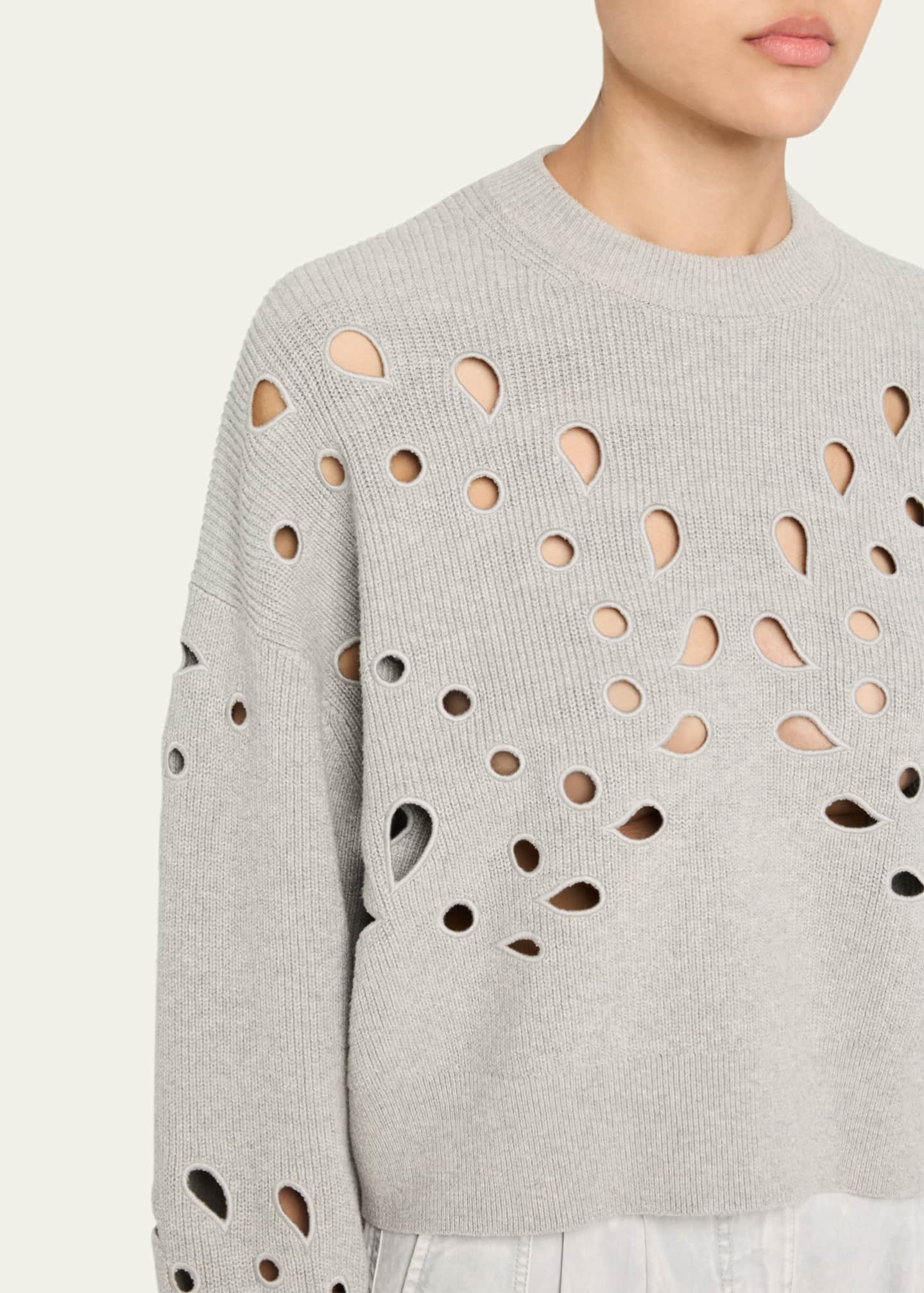 Ulla Johnson Vanessa Cutout Pullover Sweater Image 5 of 5