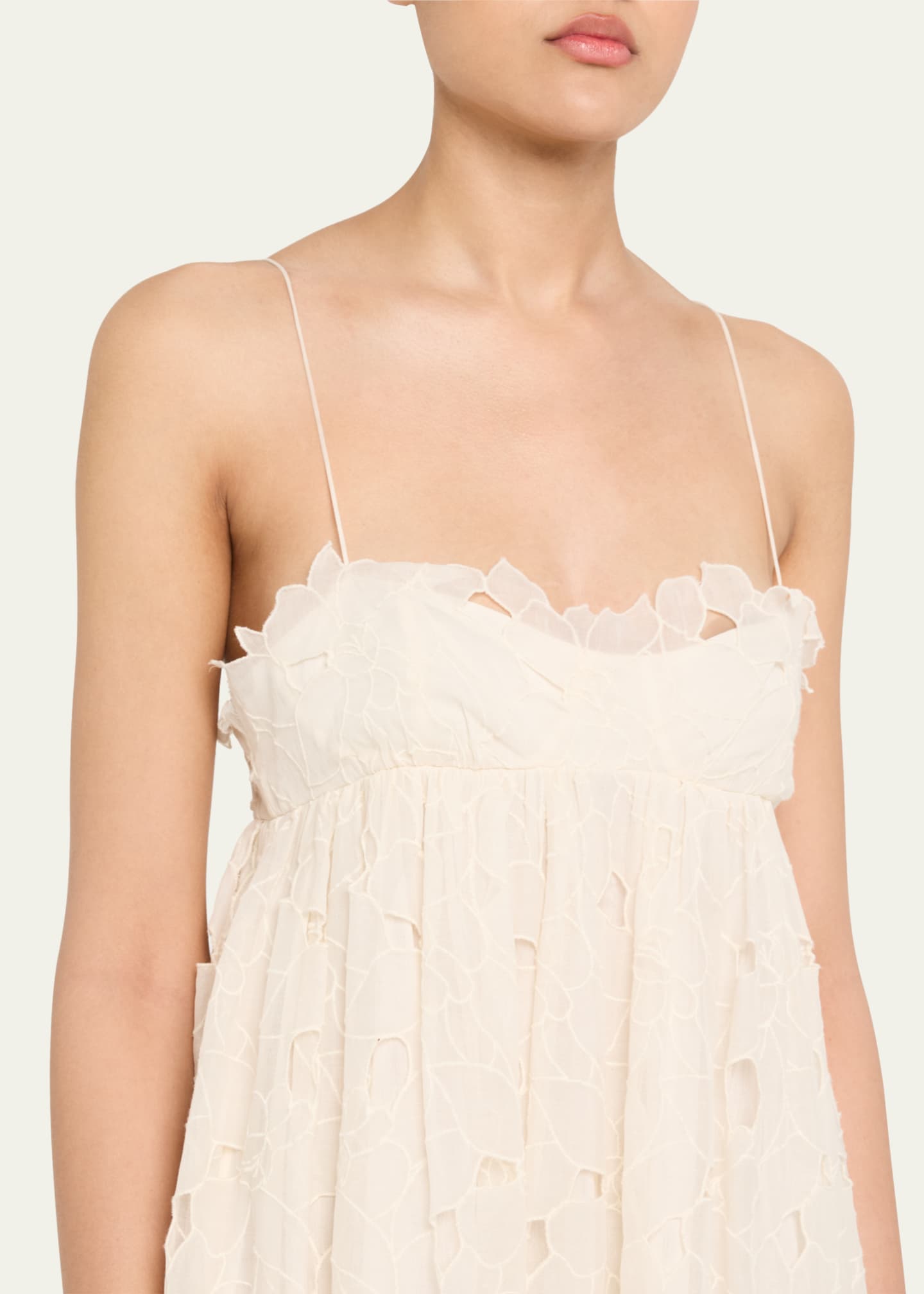 Ulla Johnson Marina Empire Cotton Cami Midi Dress Image 5 of 5