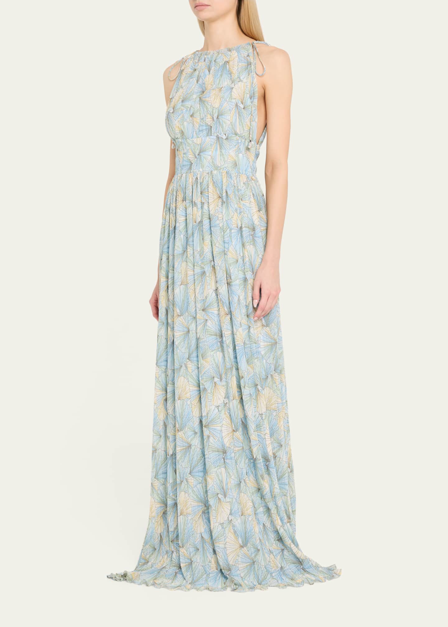 Yardley High-Neck Maxi Dress - Thumbnail 4