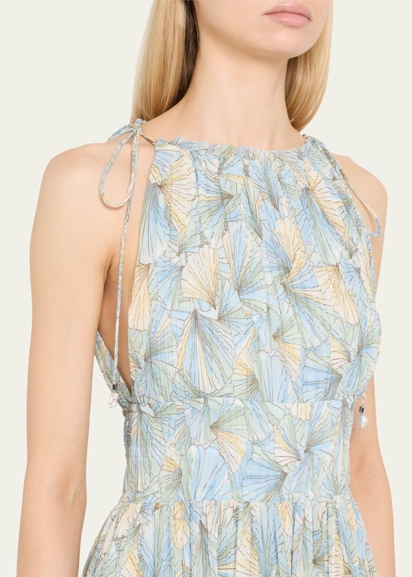 Yardley High-Neck Maxi Dress - Thumbnail 5