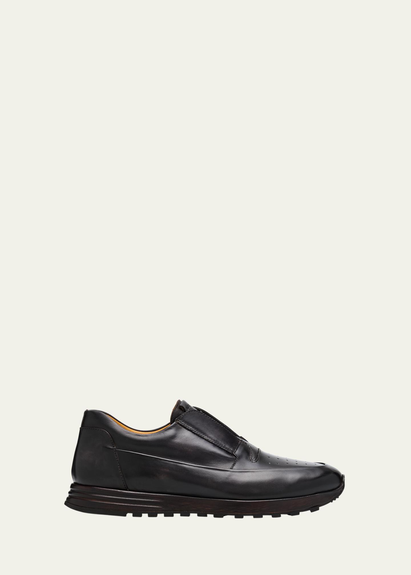Bontoni Passeggio Black Suede Venetian Loafer Slip On Shoes Men’s 10 NWOT Bontoni Men main image 3
