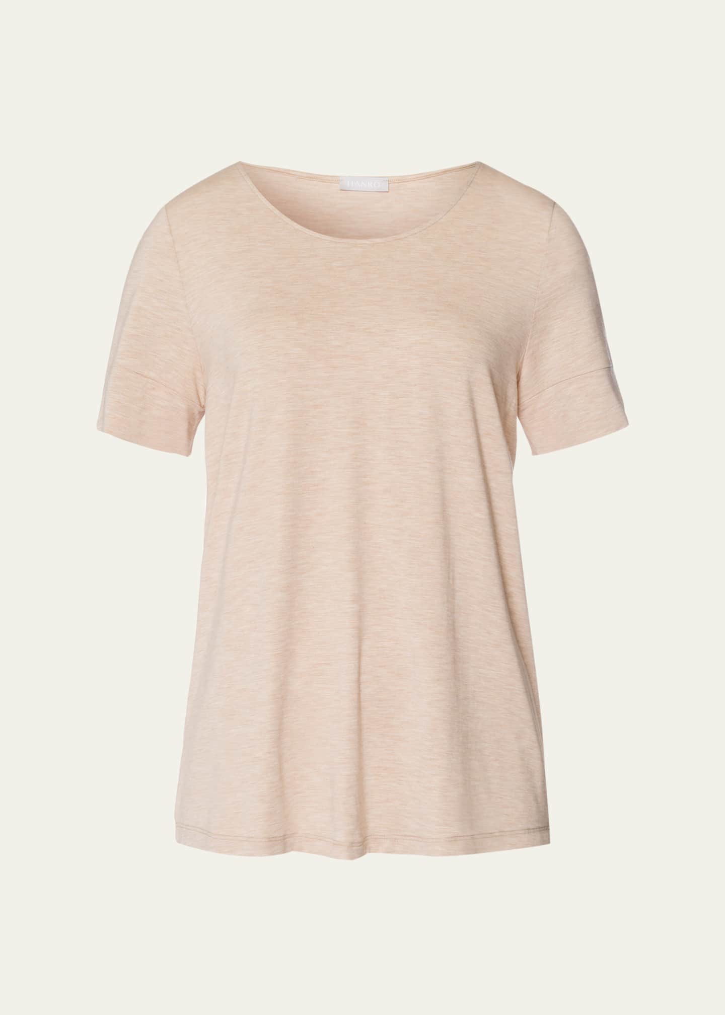 Hanro Natural Elegance Scoop-Neck Lounge Top Image 1 of 4