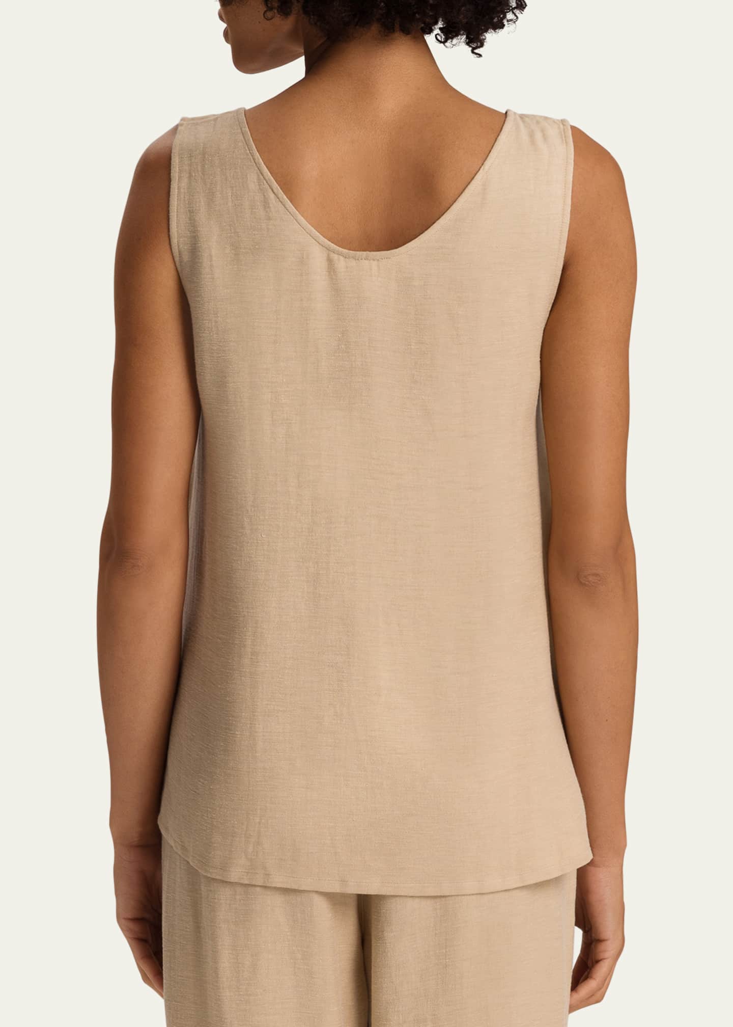 Hanro Urban Casuals Relaxed Linen-Blend Tank Image 3 of 4