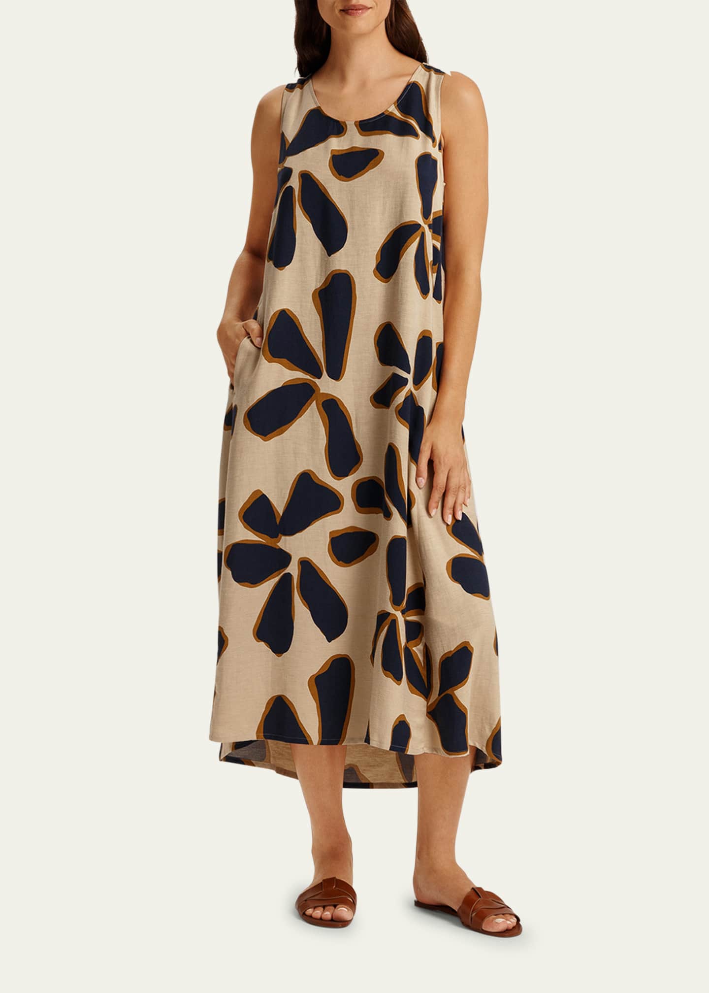 Hanro Urban Casuals Floral-Print Midi Dress Image 2 of 4