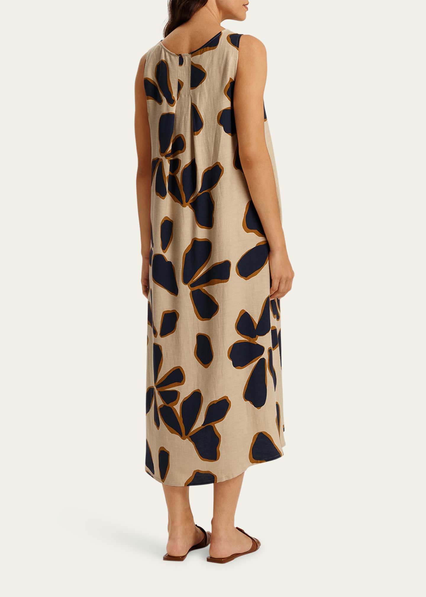 Hanro Urban Casuals Floral-Print Midi Dress Image 3 of 4