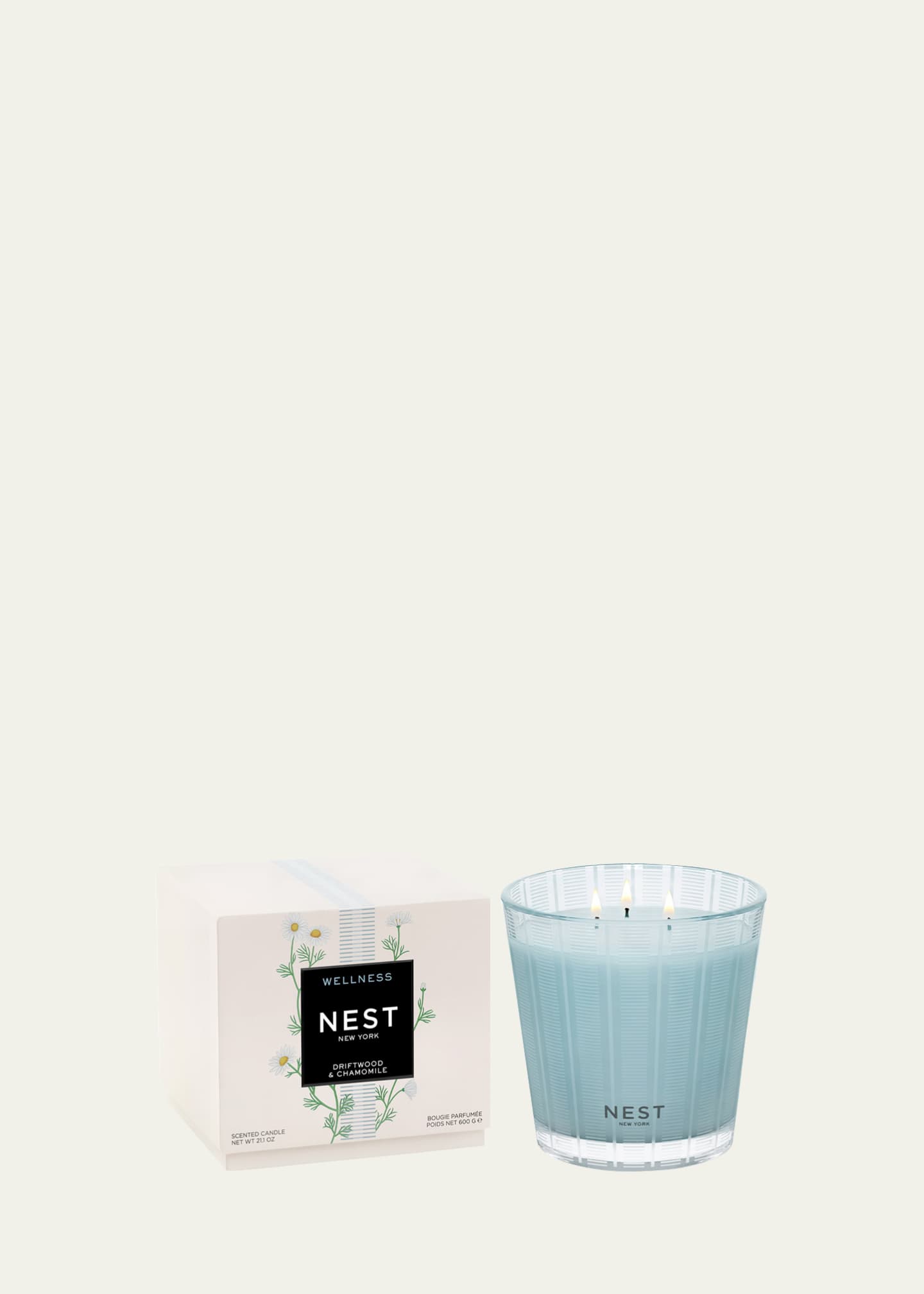 NEST New York Driftwood & Chamomile 3-Wick Candle, 21.2 oz. Image 2 of 2