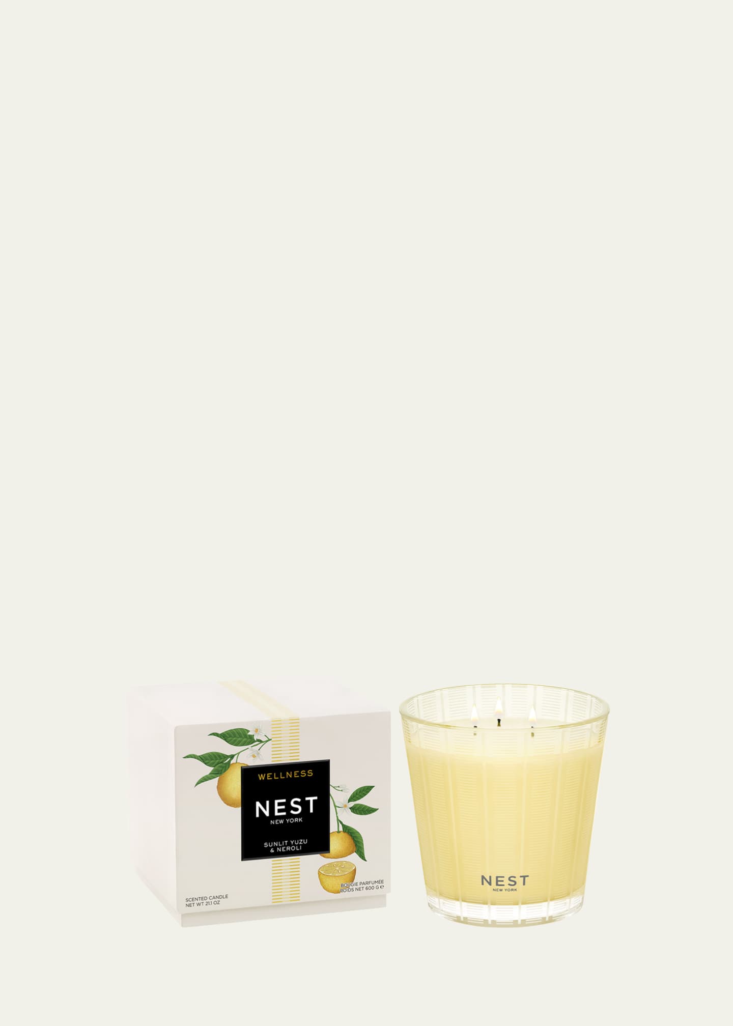 NEST New York Sunlit Yuzu & Neroli 3-Wick Candle, 21.2 oz. Image 2 of 2