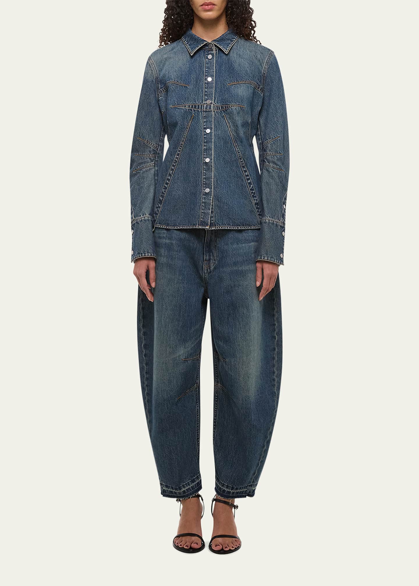Apex Denim Shirt with Darts