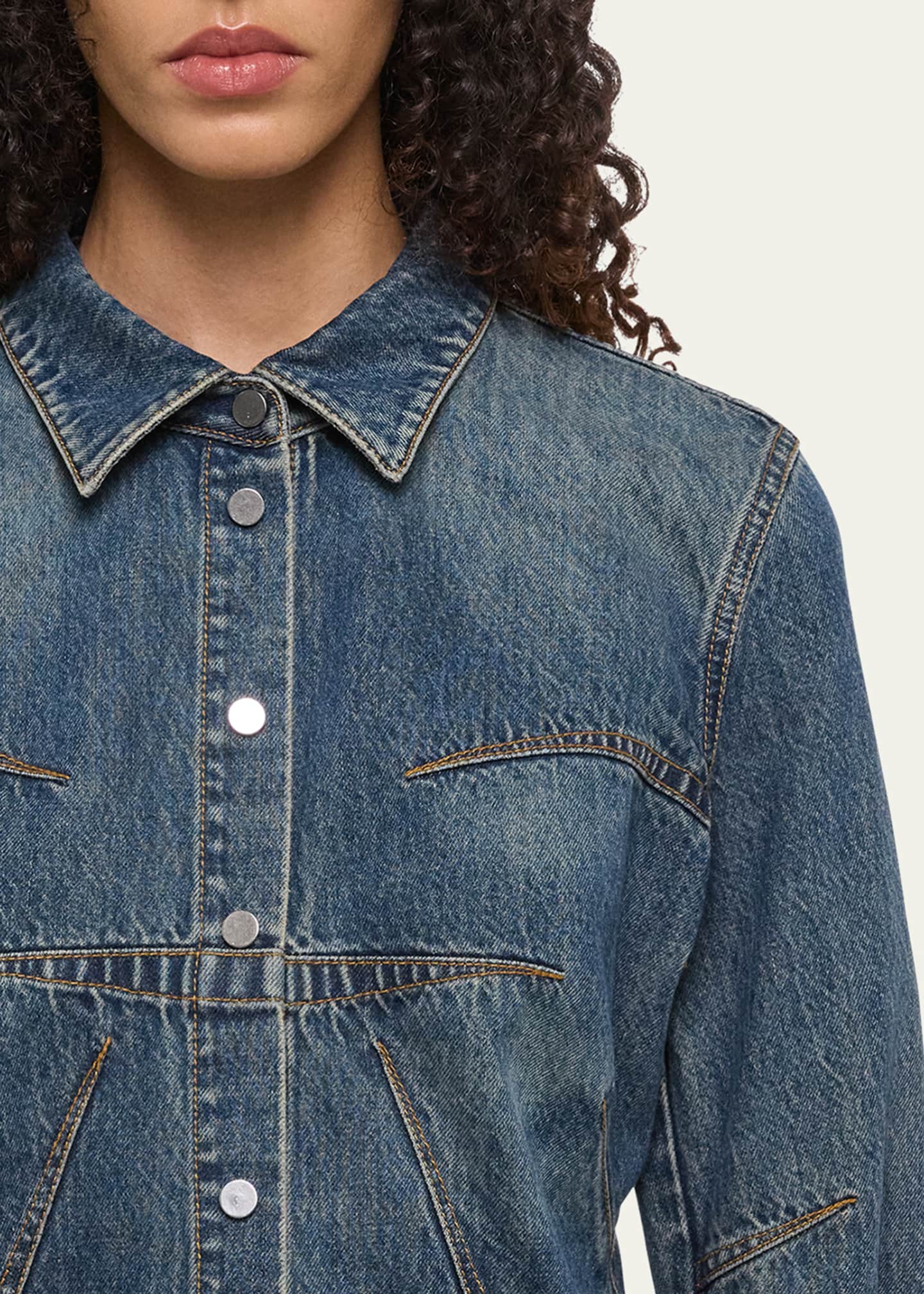 Apex Denim Shirt with Darts
