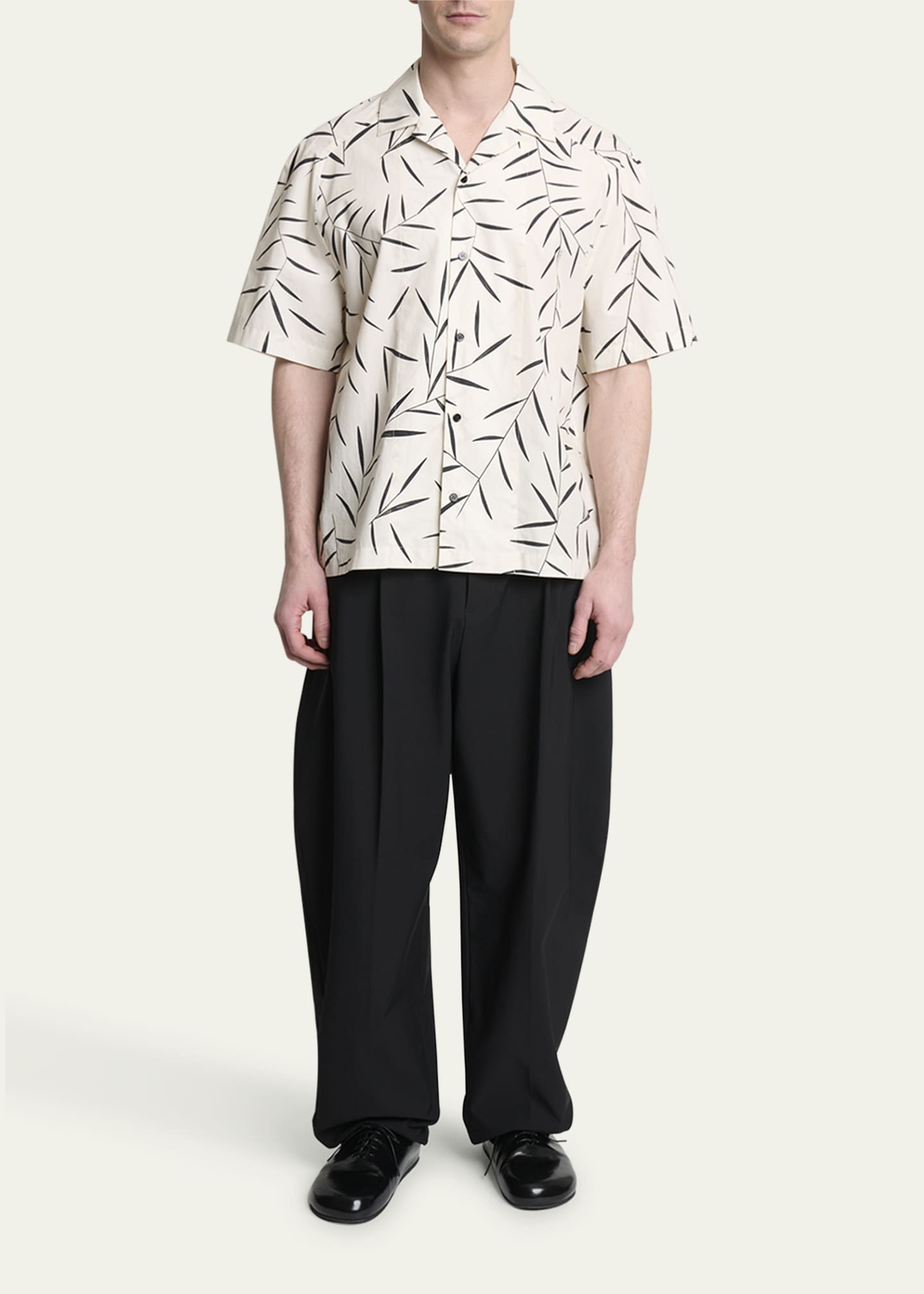 Jacquemus Men's Fonccio Cotton Camp Shirt Image 2 of 5
