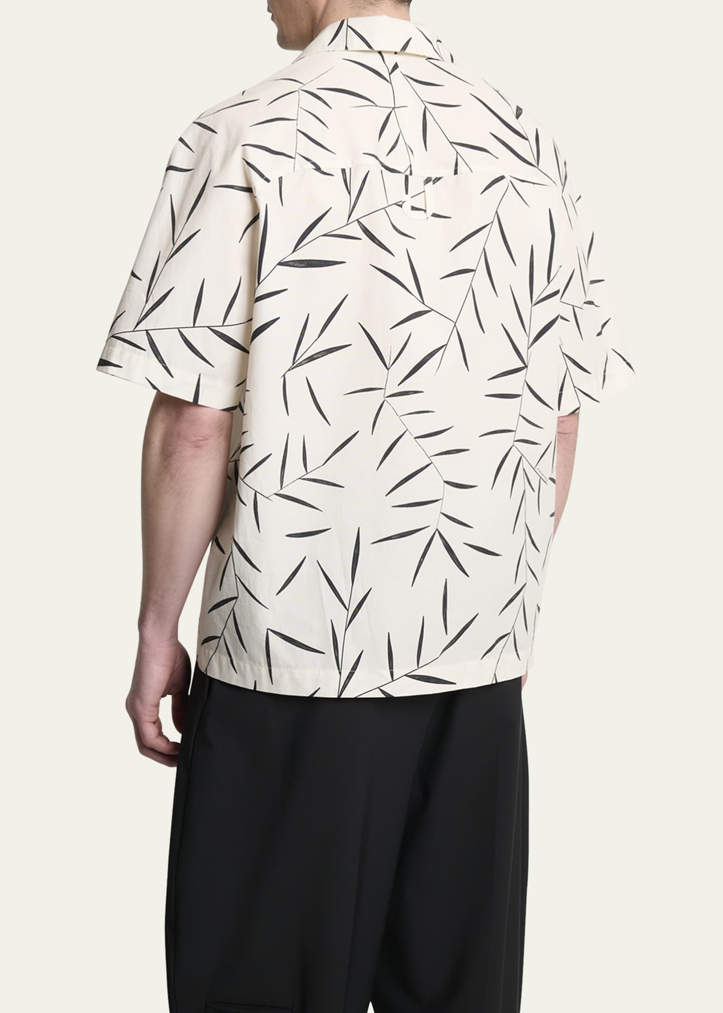 Jacquemus Men's Fonccio Cotton Camp Shirt Image 3 of 5