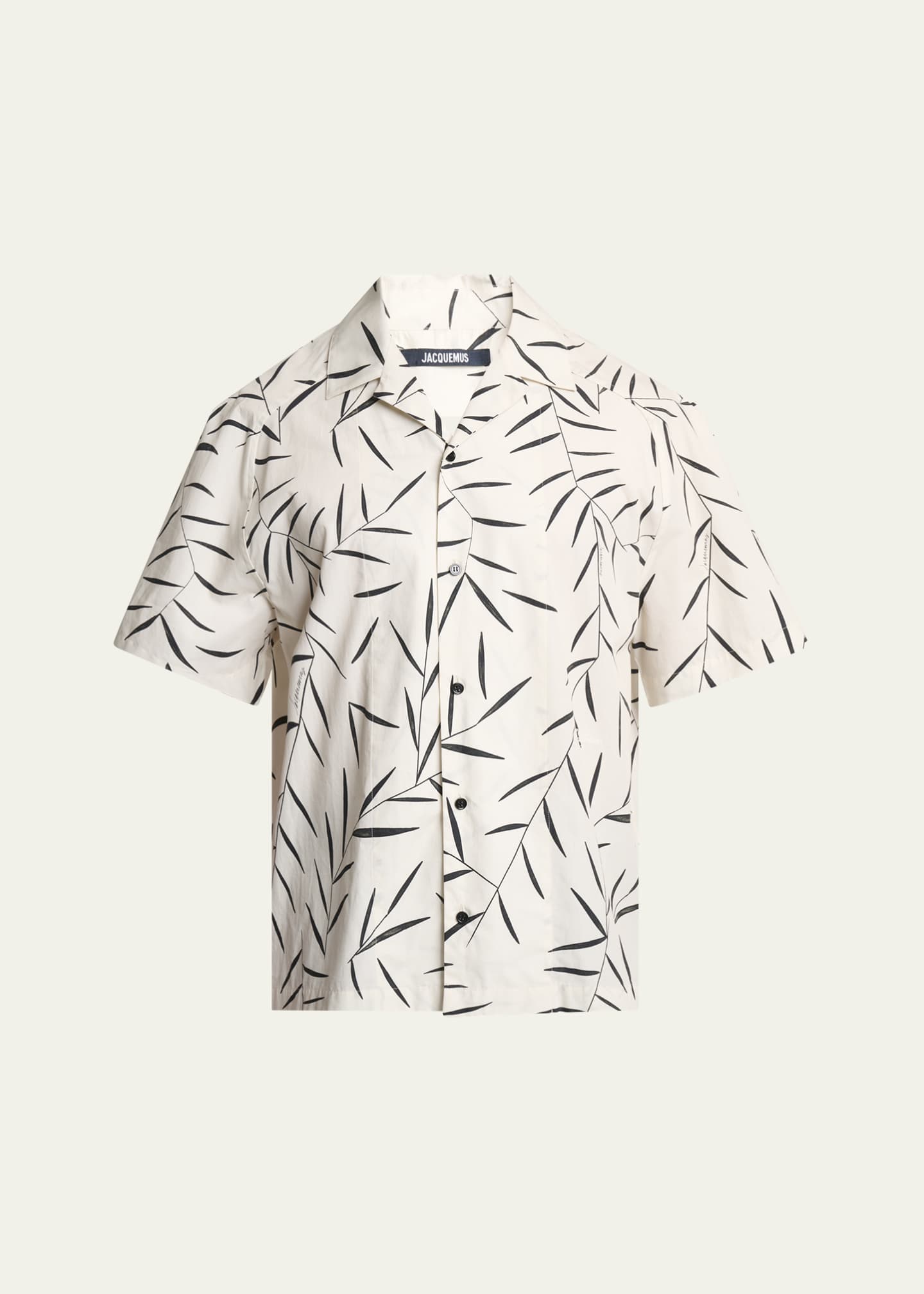 Jacquemus Men's Fonccio Cotton Camp Shirt Image 1 of 5