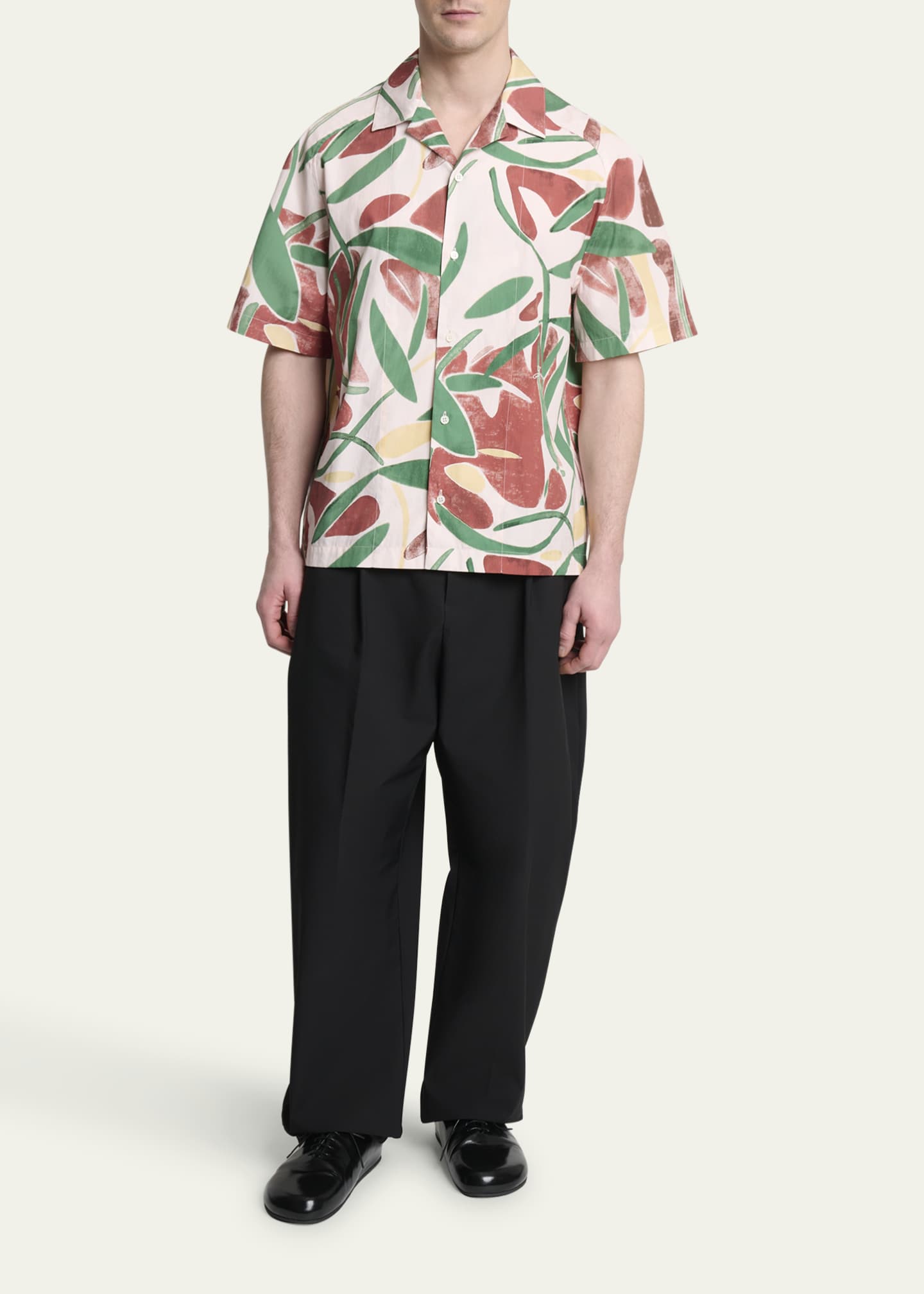 Jacquemus Men's Fonccio Camp Shirt Image 2 of 5