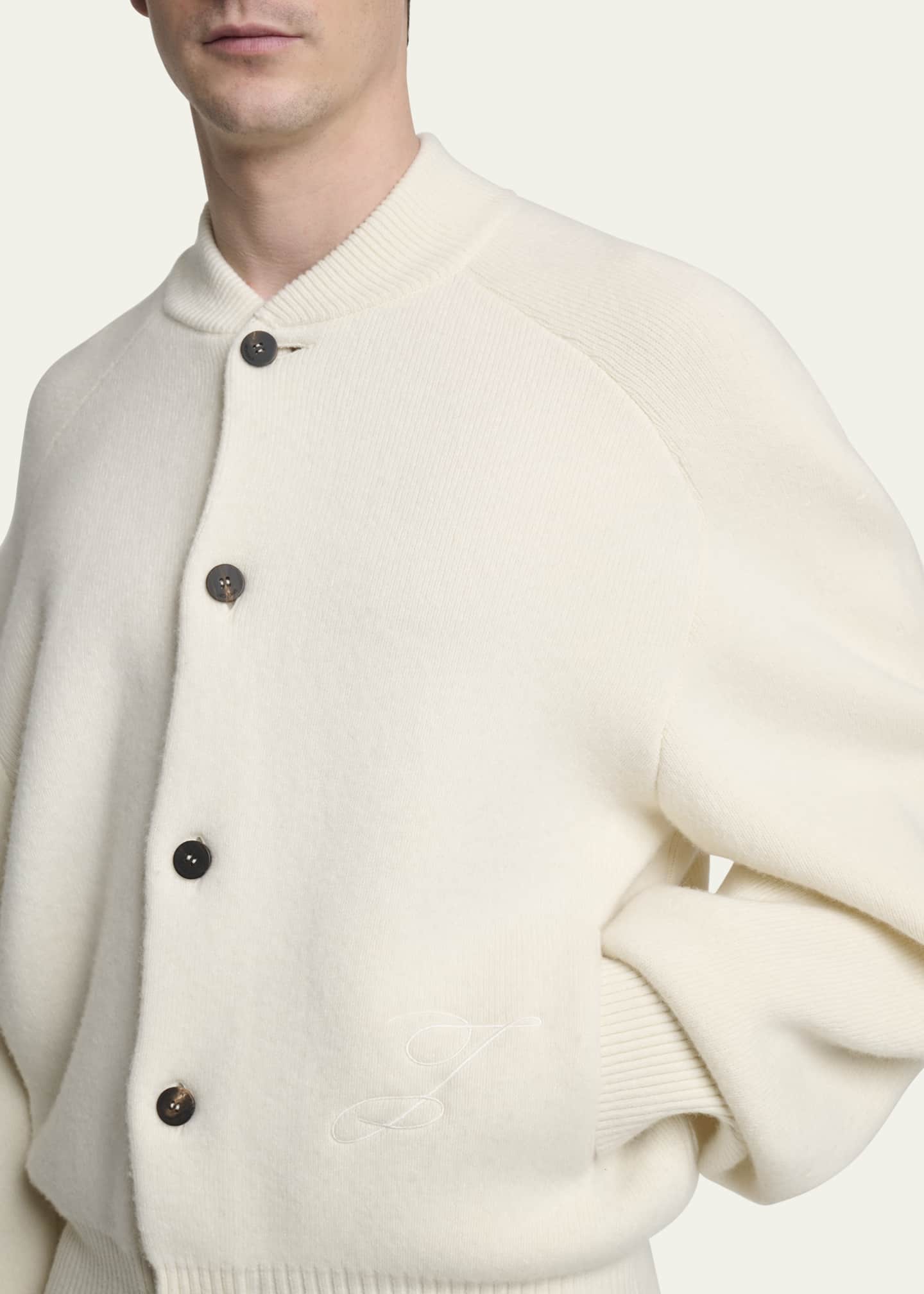 Jacquemus Men's Wool Oversized Cardigan Image 5 of 5