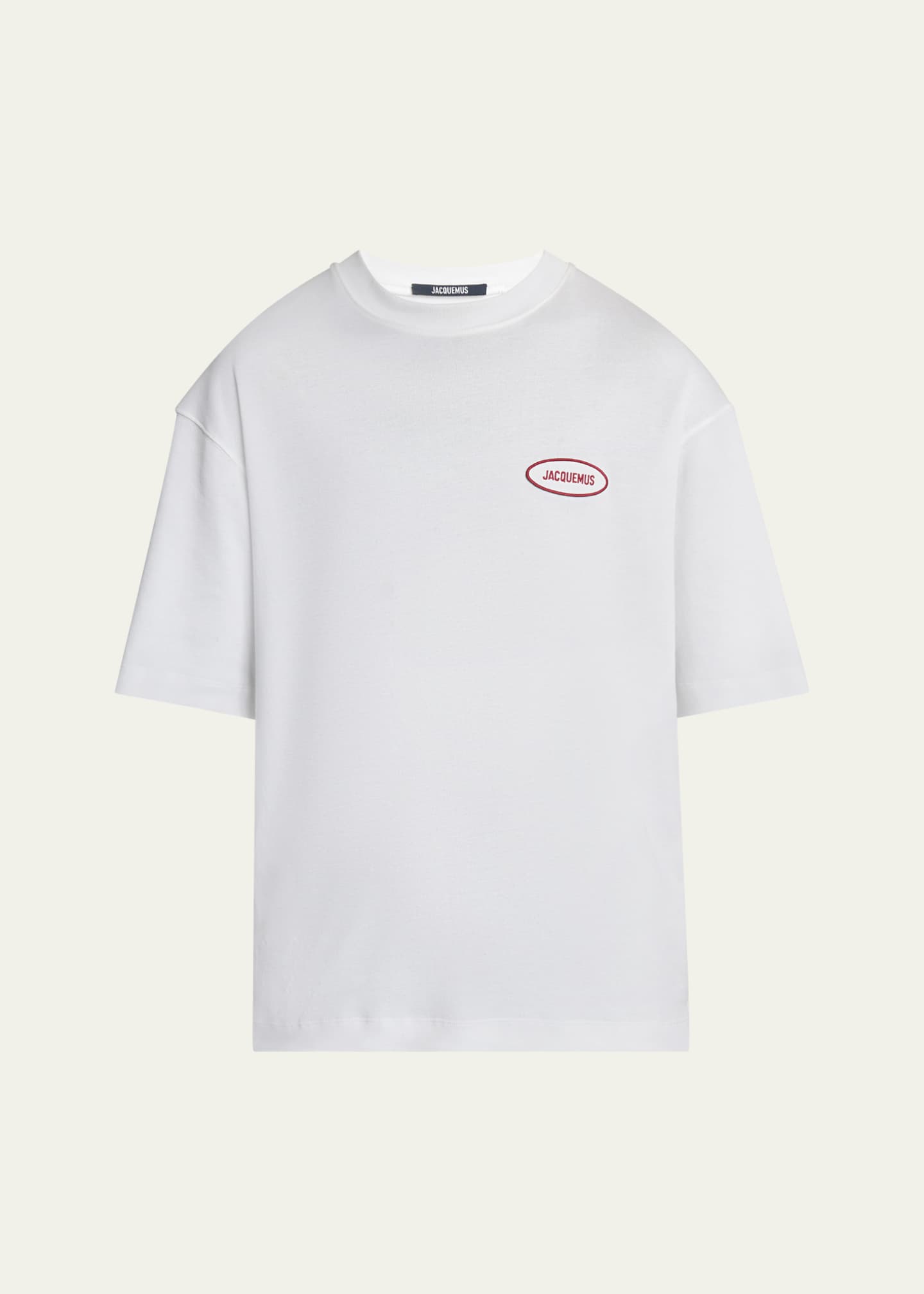 Jacquemus Men's Stazione Logo Patch T-Shirt Image 1 of 5