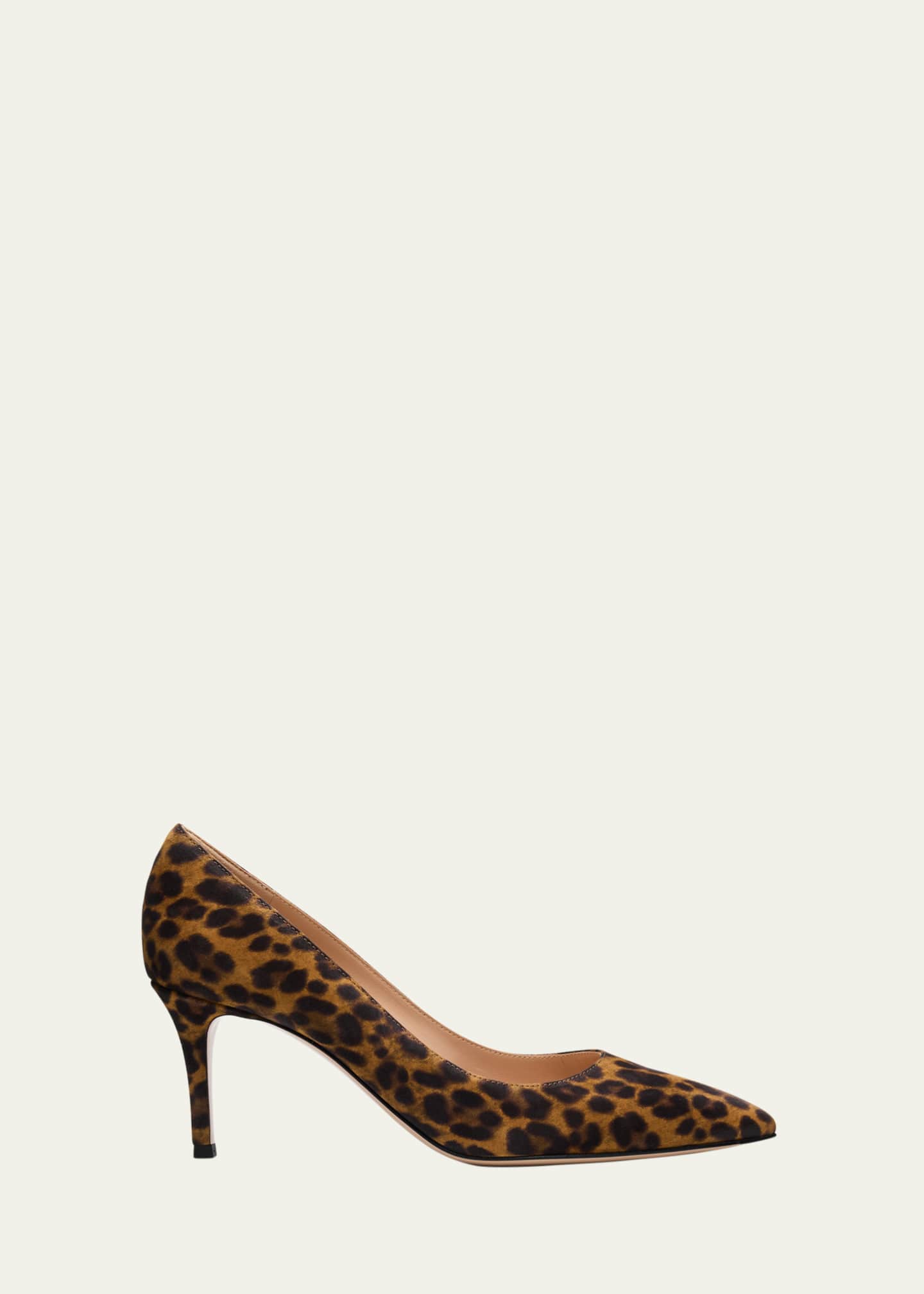 Gianvito Rossi Gianvito Leopard-Print Suede Pumps - Bergdorf Goodman