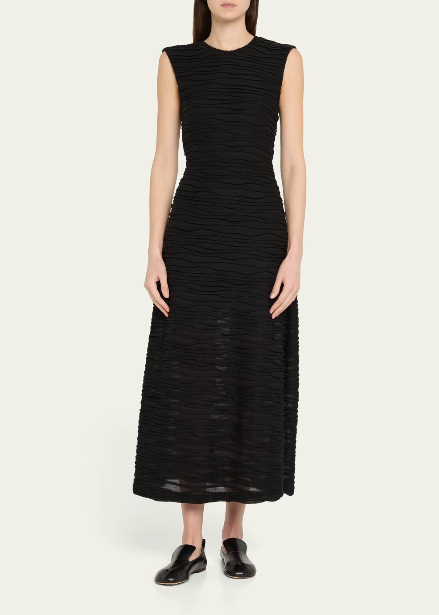 Proenza Schouler White Label Laura Textured Cotton Dress Image 2 of 5