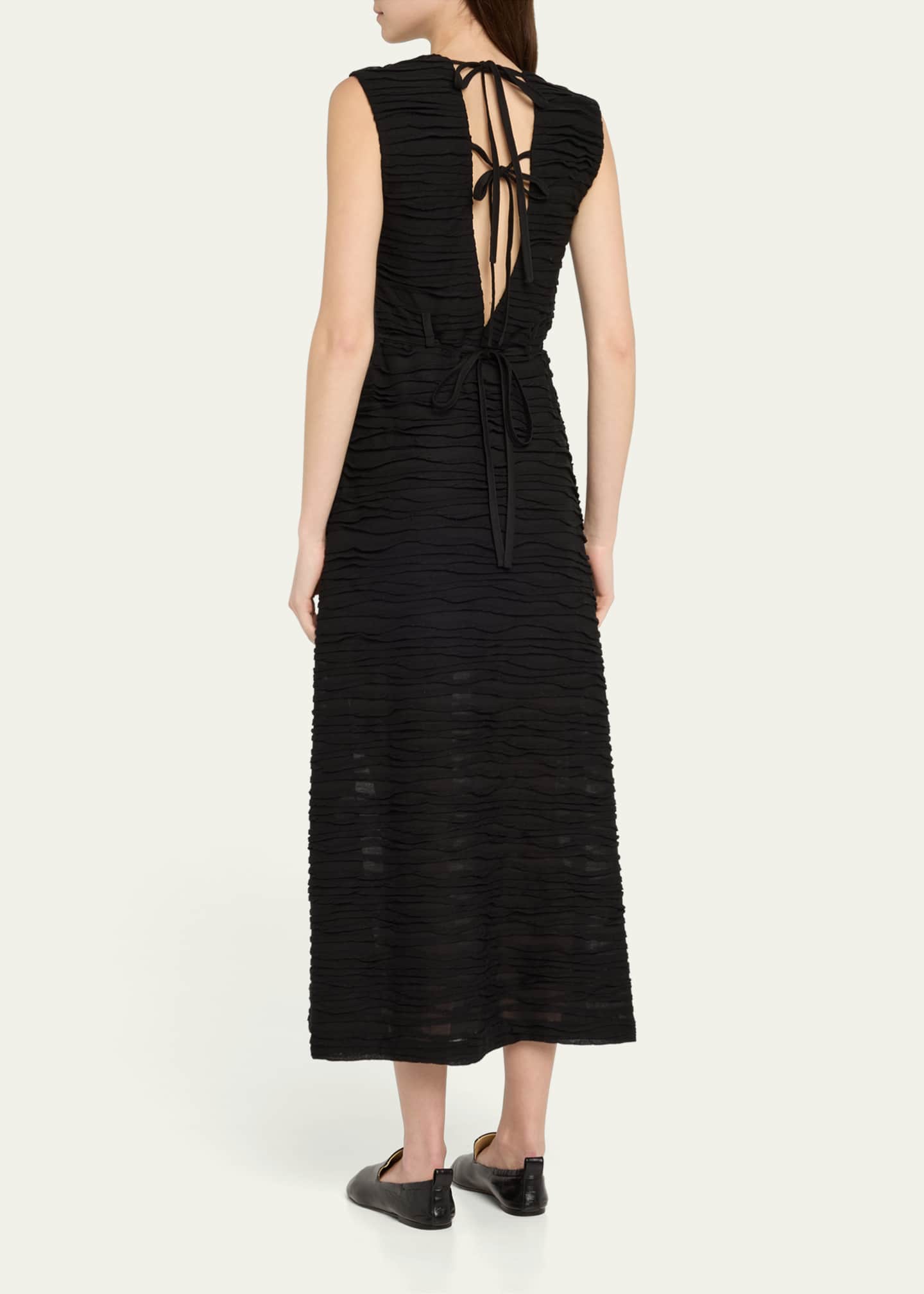 Proenza Schouler White Label Laura Textured Cotton Dress Image 3 of 5