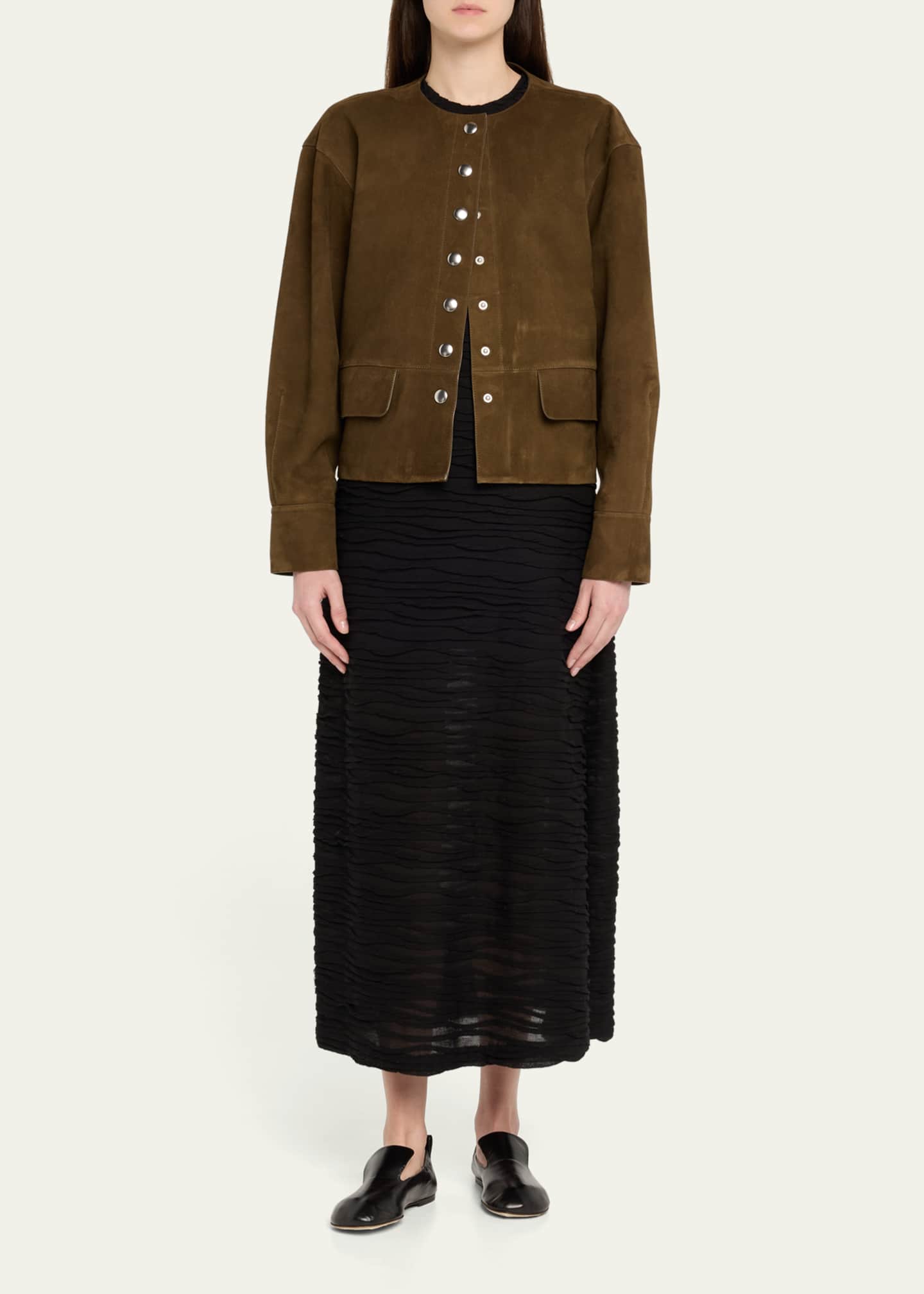 Proenza Schouler White Label Robin Suede Jacket Image 2 of 5