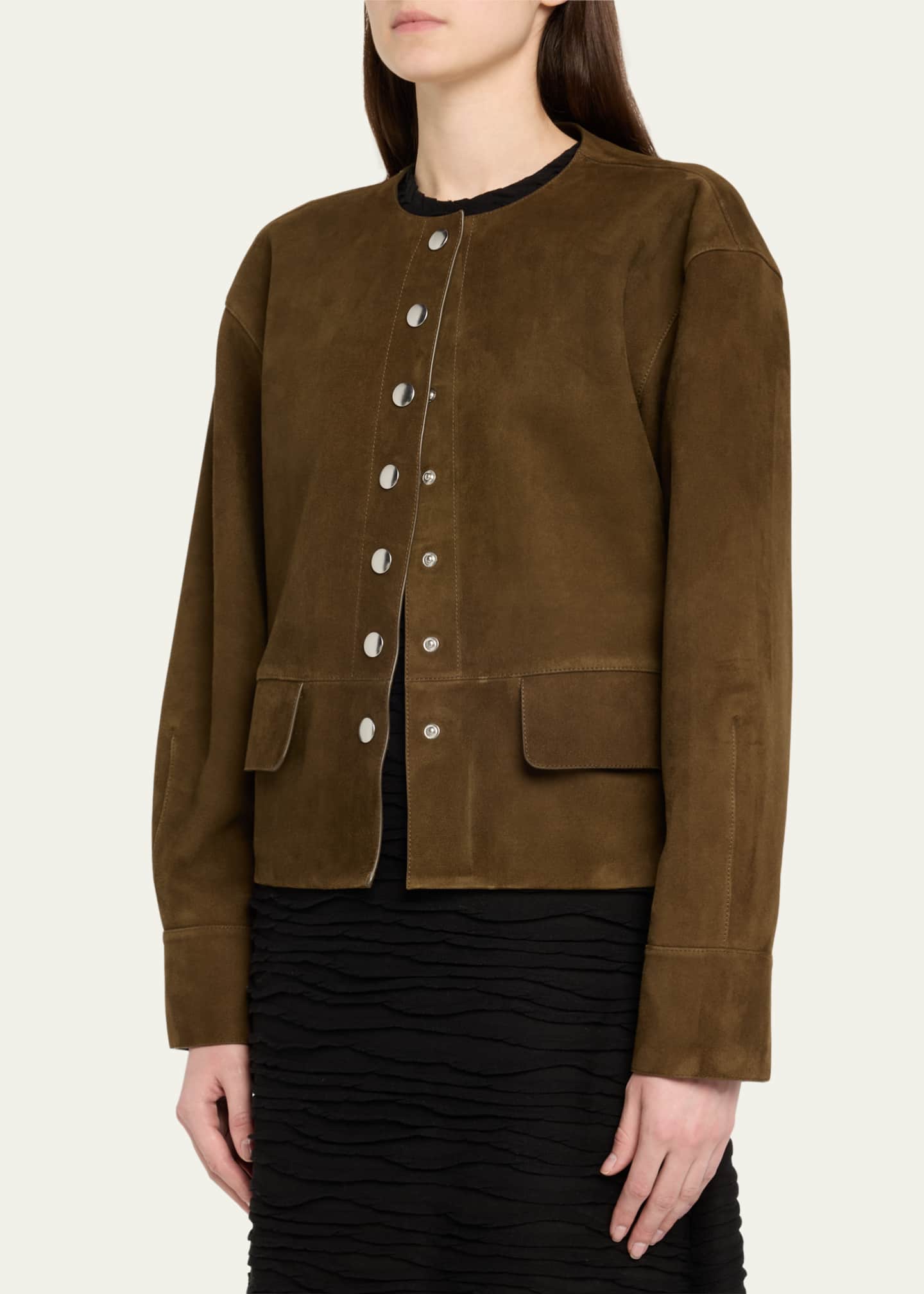 Proenza Schouler White Label Robin Suede Jacket Image 4 of 5