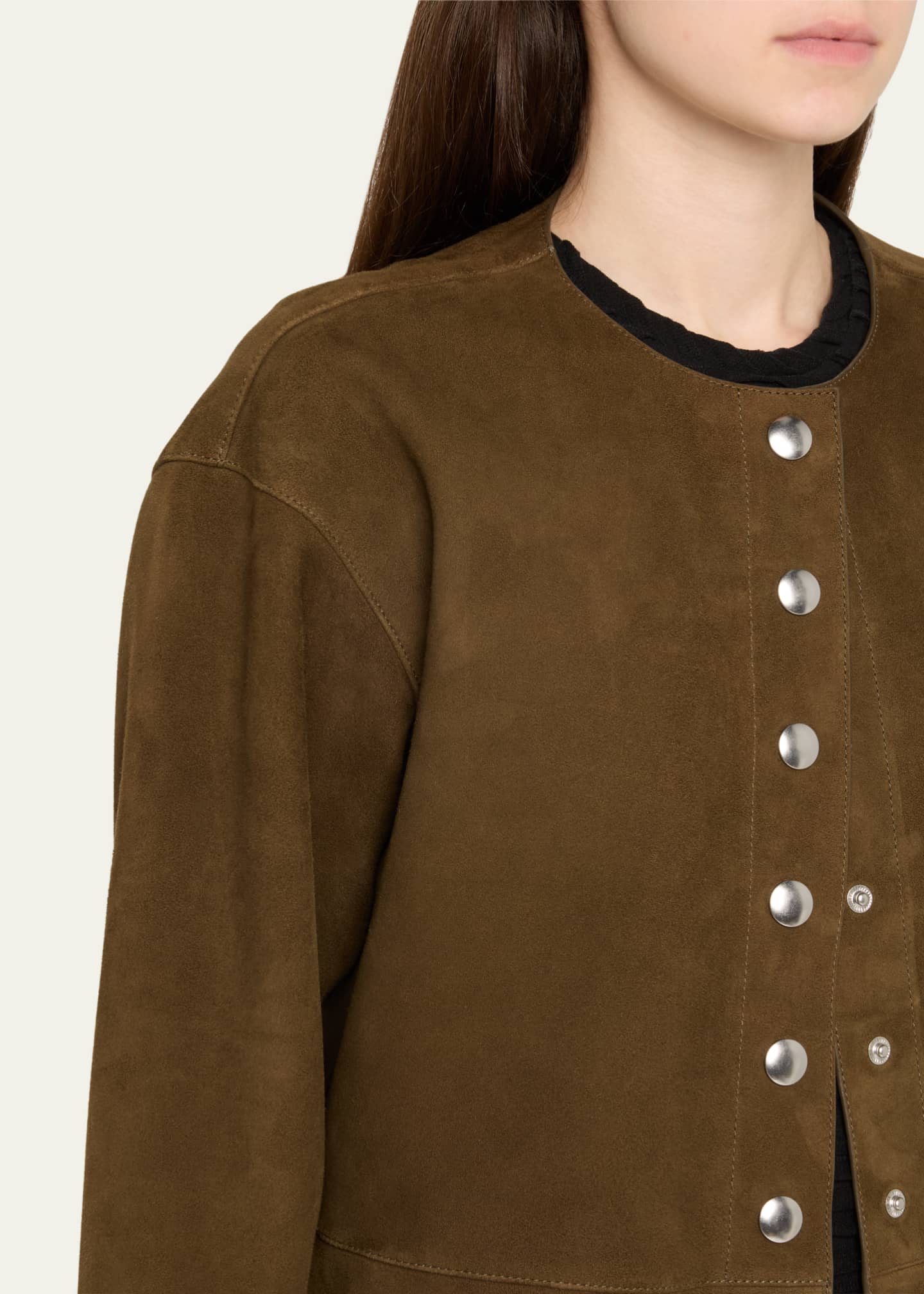 Proenza Schouler White Label Robin Suede Jacket Image 5 of 5