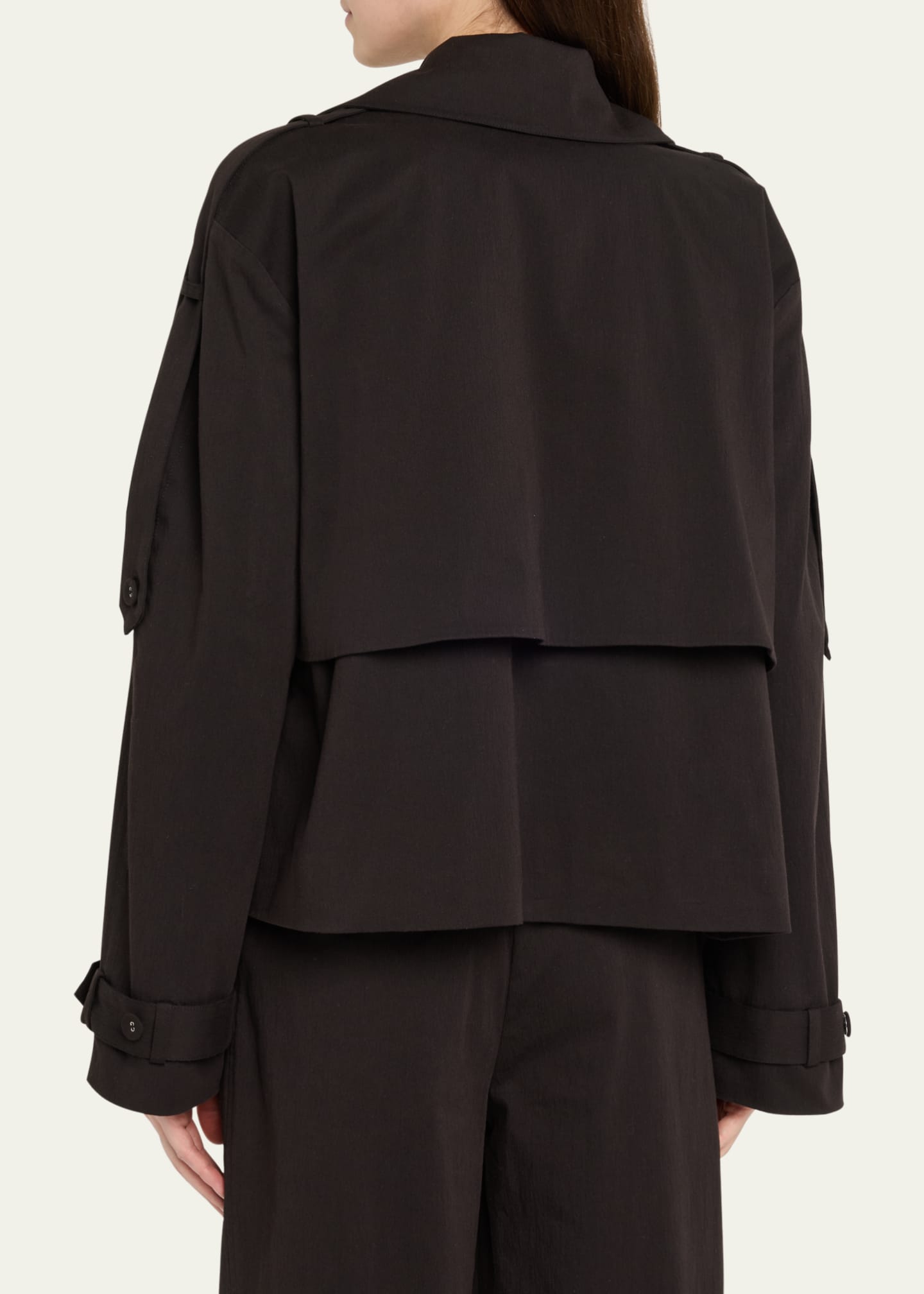 Proenza Schouler White Label Yasmin Cropped Trench Coat - Bergdorf