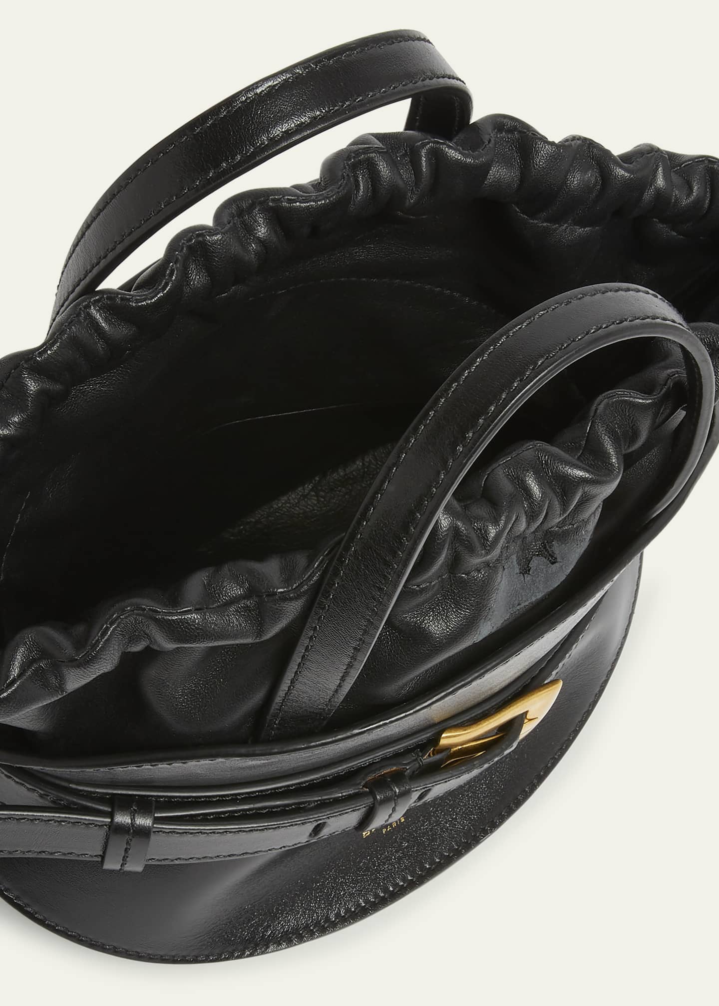 Balmain Shuffle Mini Top-Handle Bag in Calfskin - Bergdorf