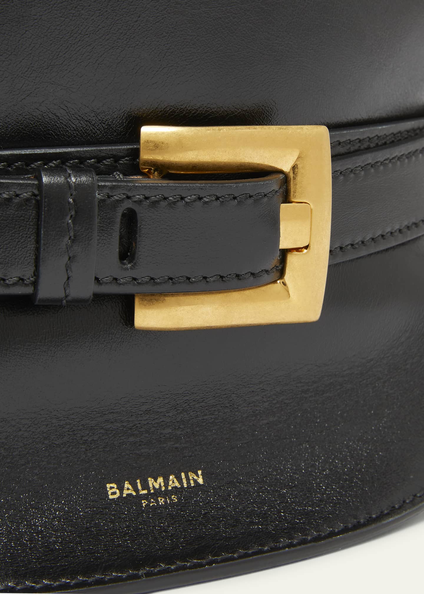 【関税込み】balmain Shuffle' mini handbag Shuffle Mini bag in leather black black - Women | BALMAIN