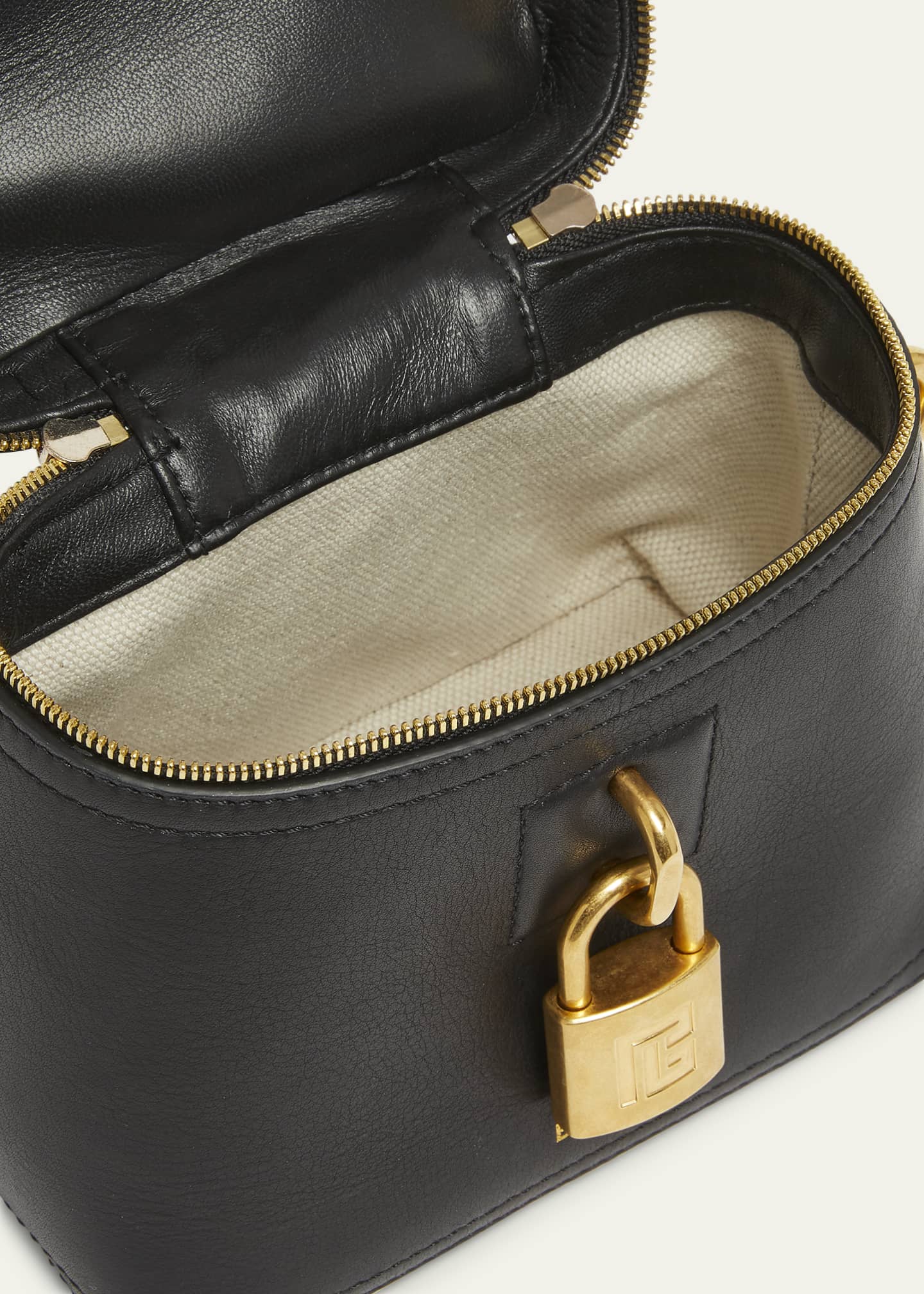 Balmain Pulse Vanity Top-Handle Bag in Calfskin - Bergdorf Goodman