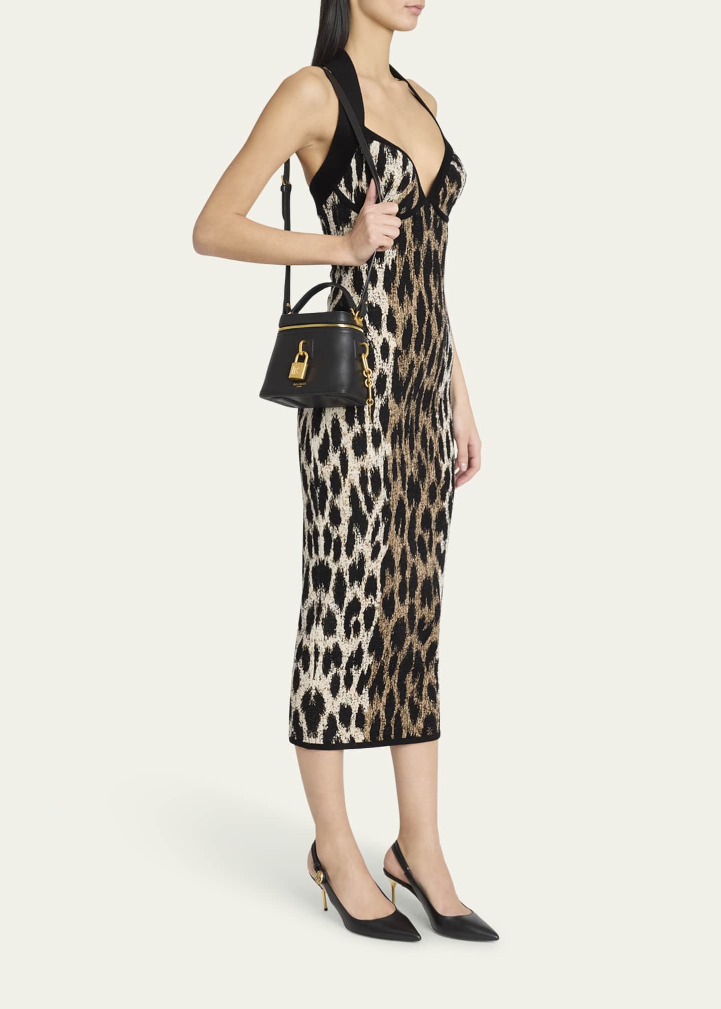 Balmain Pulse Vanity Top-Handle Bag in Calfskin - Bergdorf Goodman